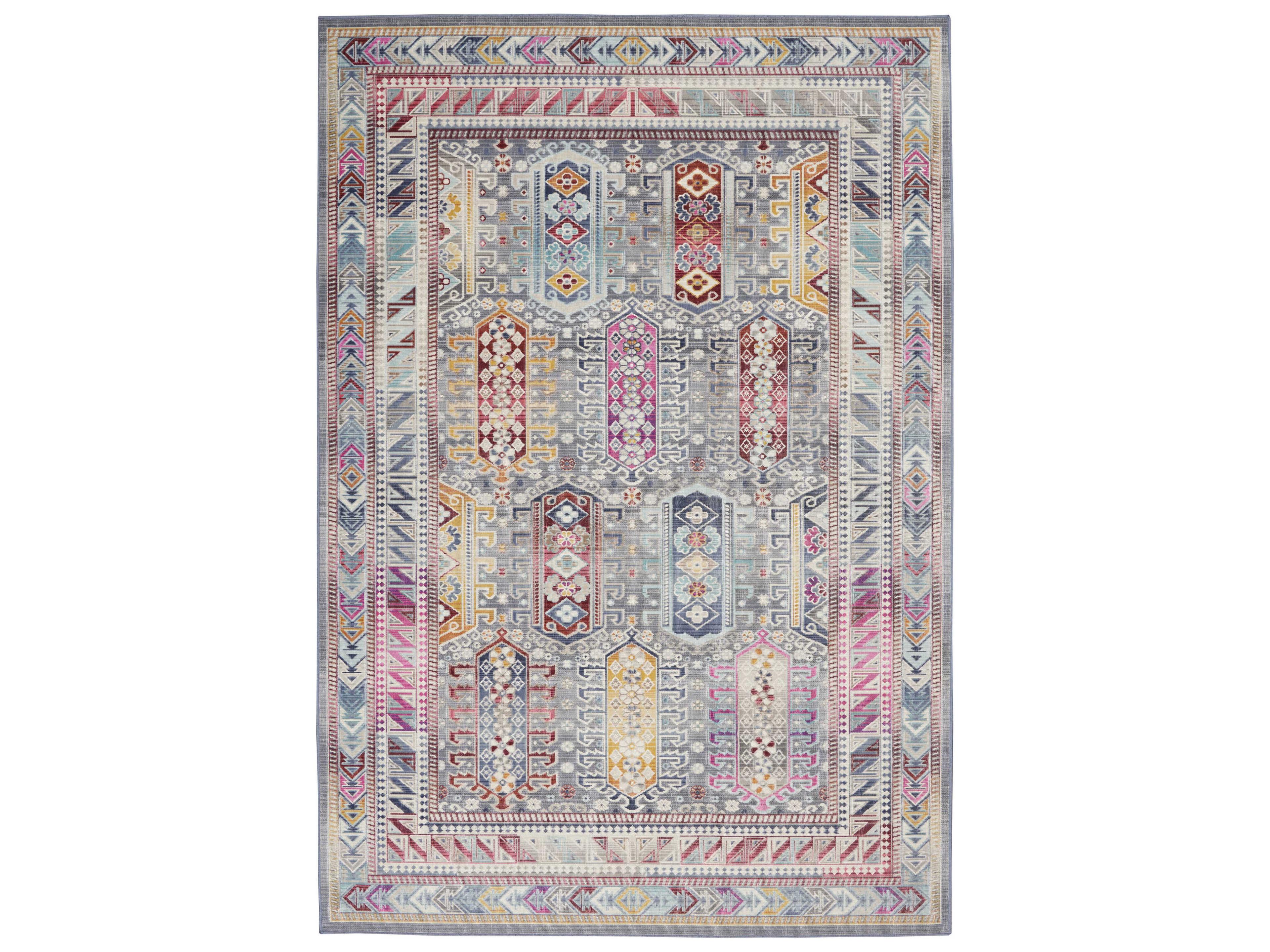 Vintage Kashan Bordered Area Rug