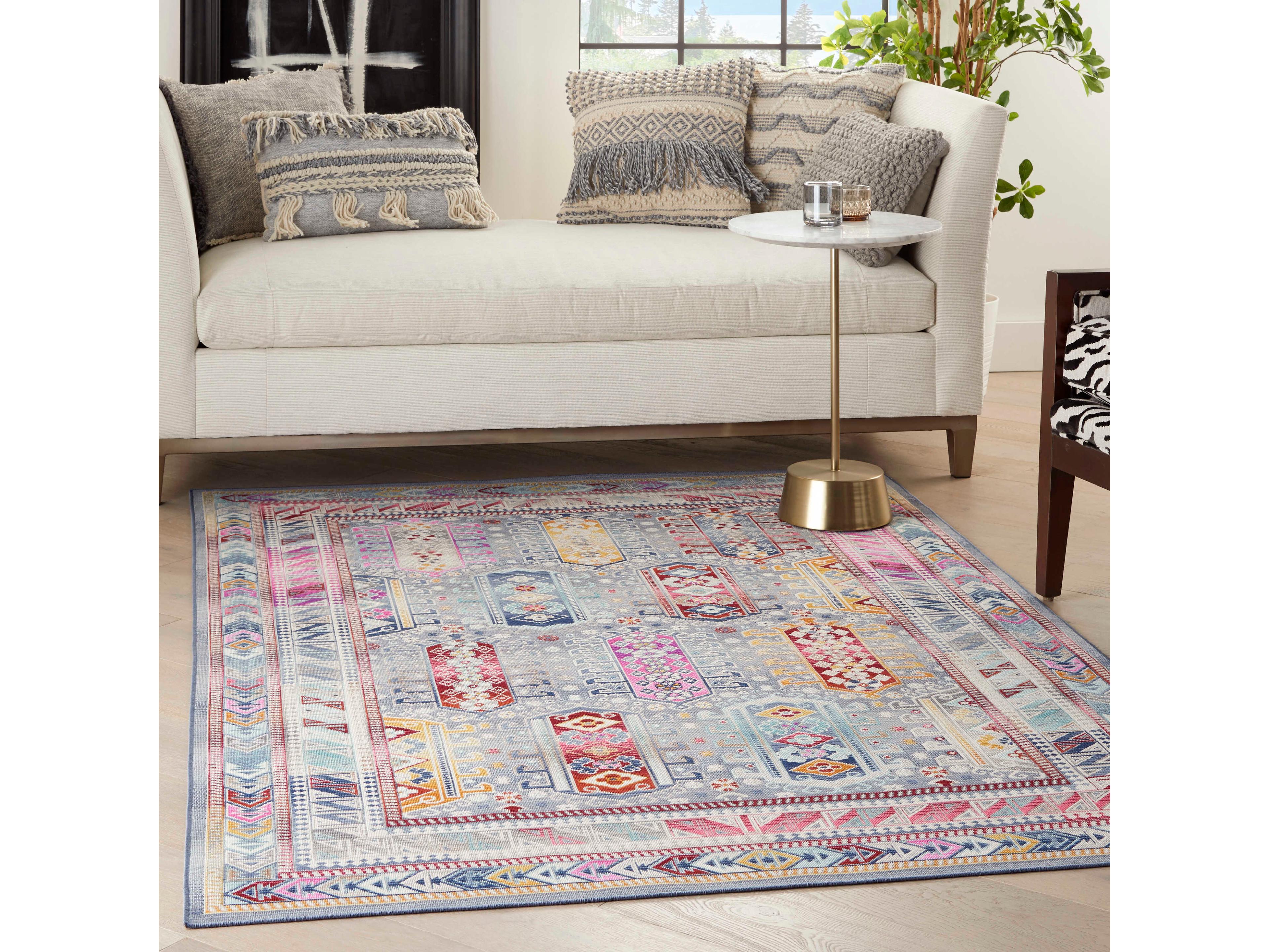 Nourison Vintage Kashan Bordered Area Rug