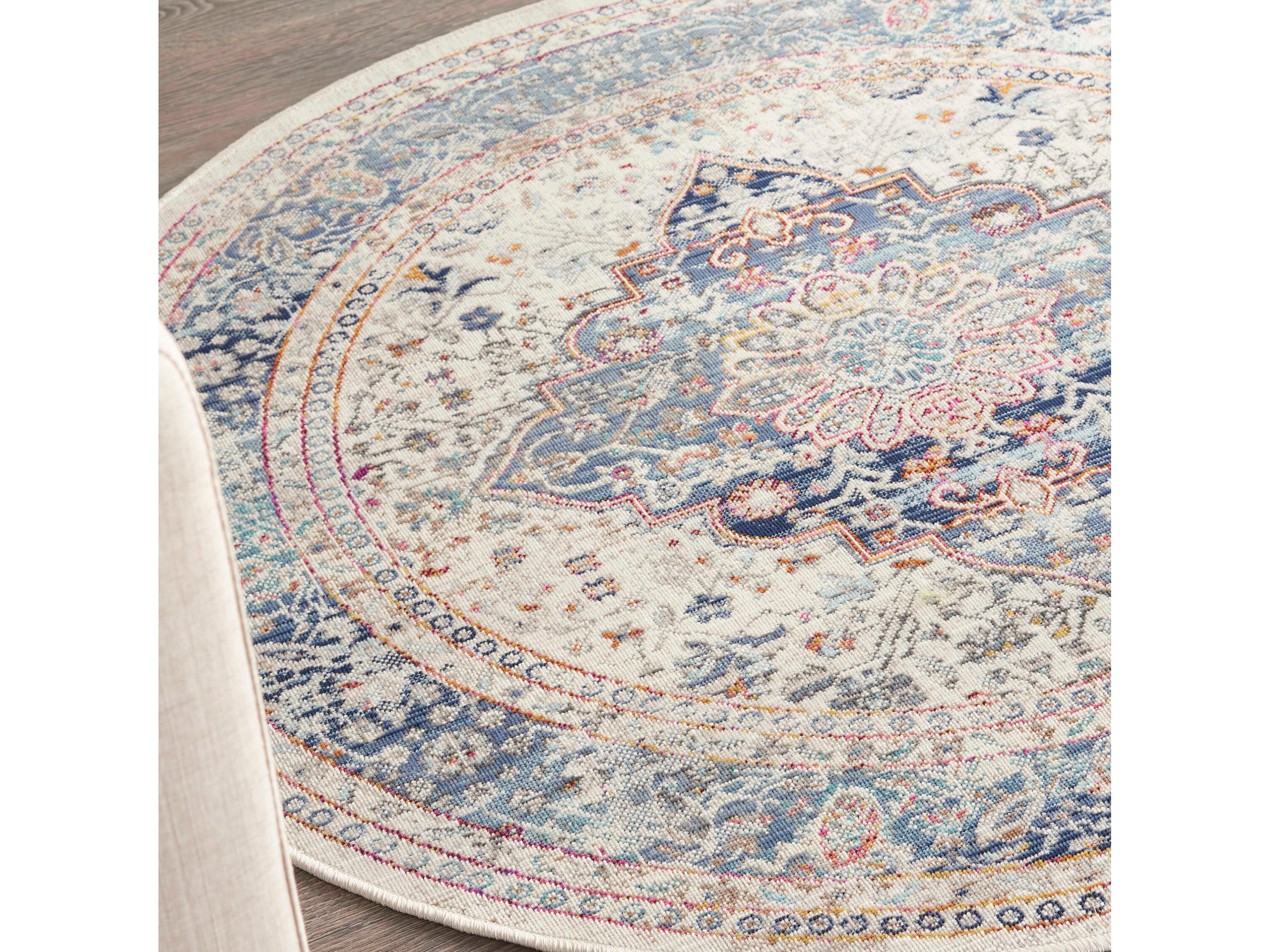 Nourison Vintage Kashan Bordered Area Rug