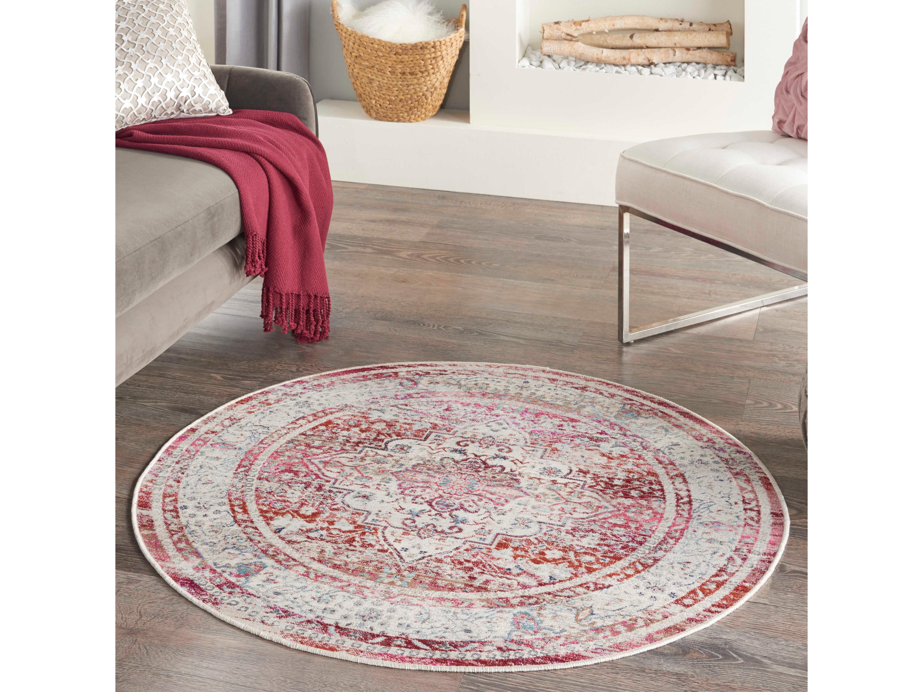 Nourison Vintage Kashan Bordered Area Rug