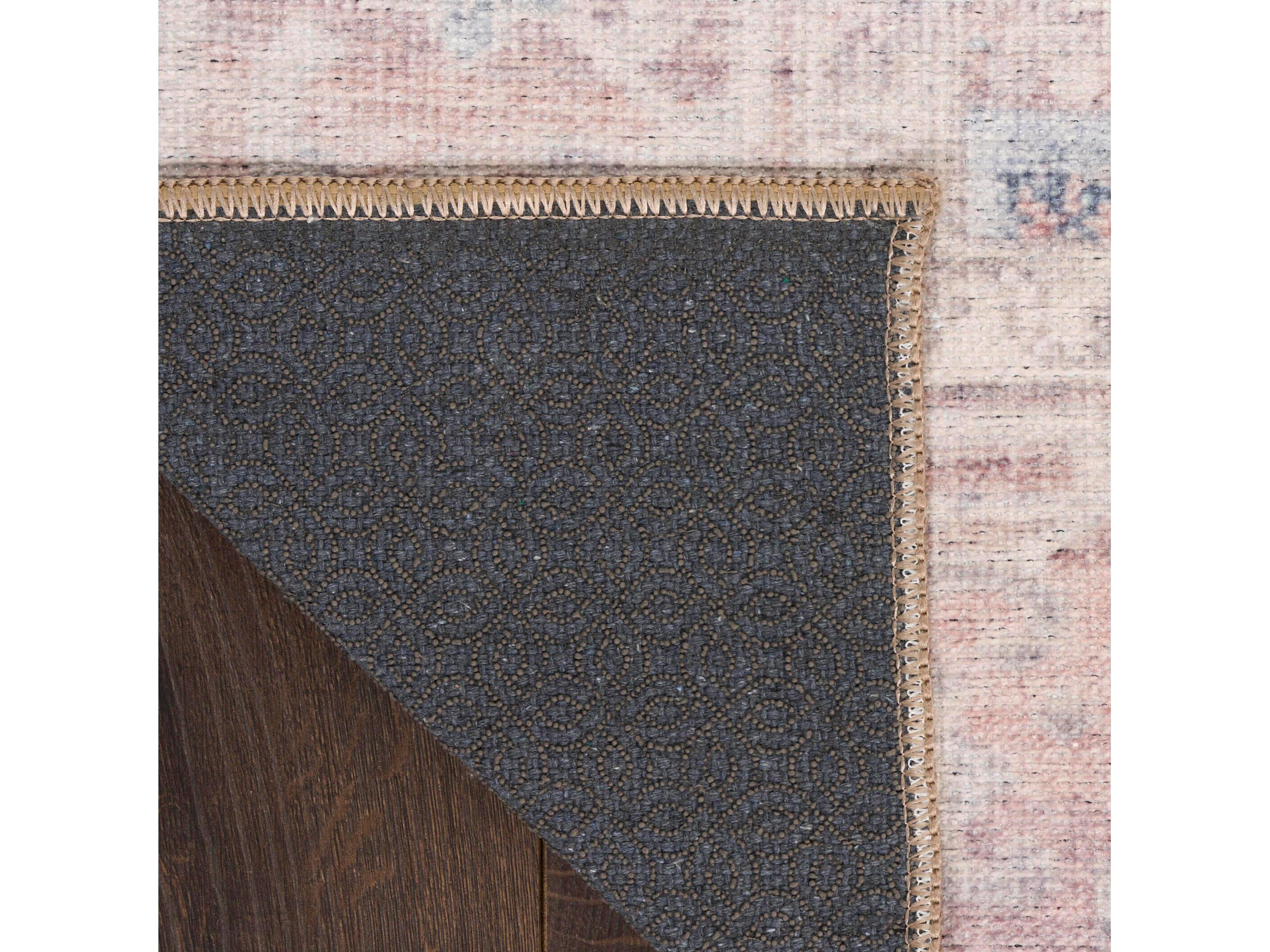 Nourison Vintage Washables Bordered Runner Area Rug