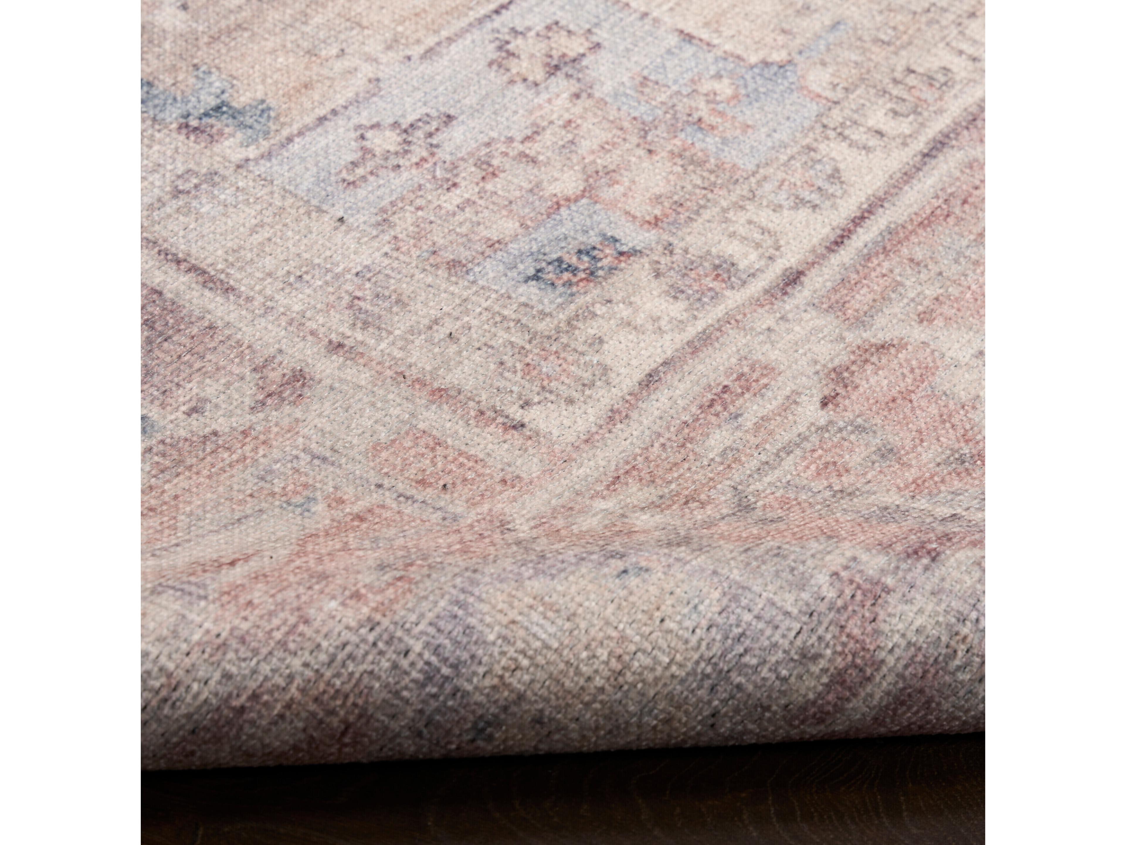 Nourison Vintage Washables Bordered Runner Area Rug