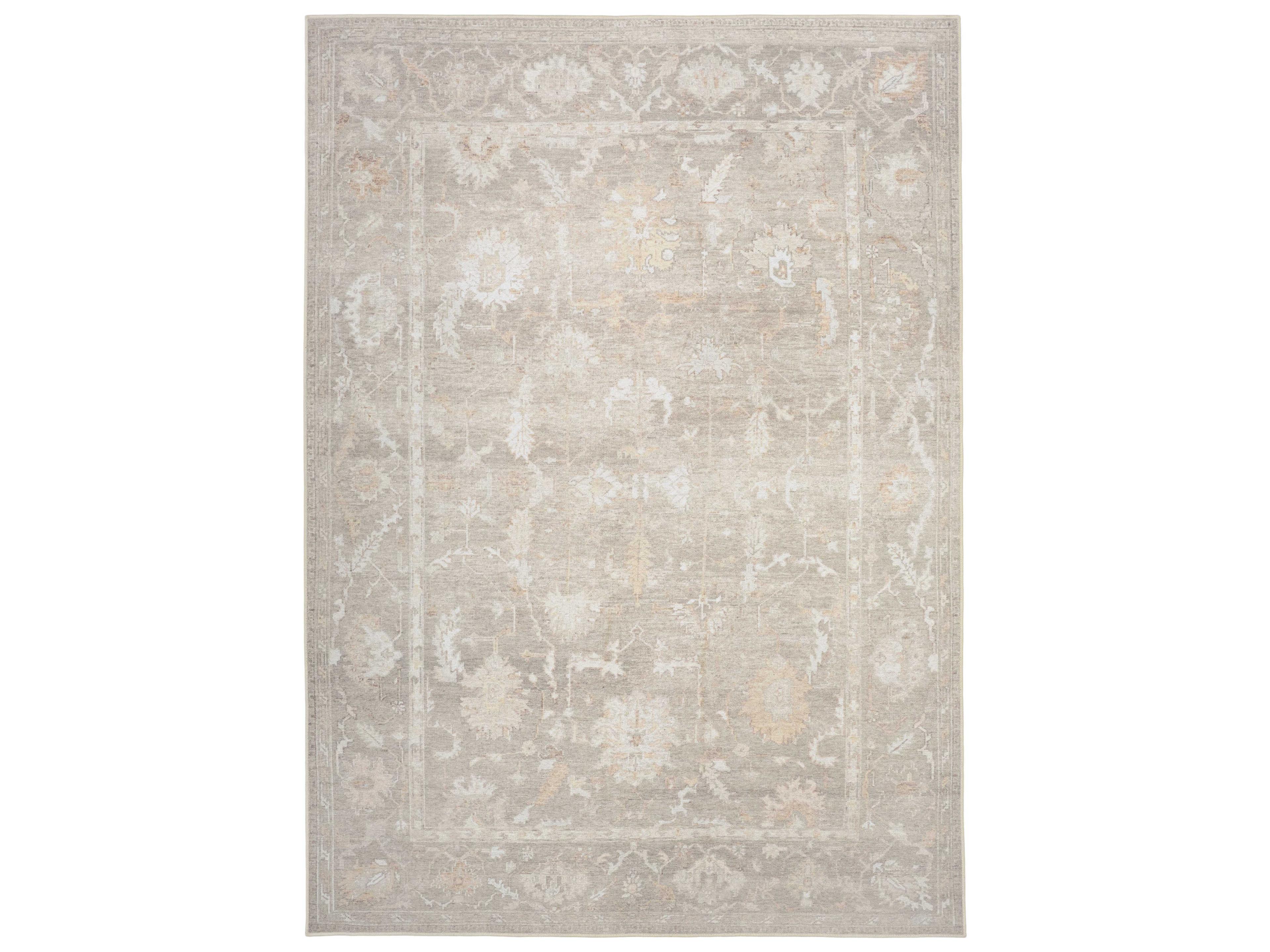 Vintage Washables Bordered Area Rug