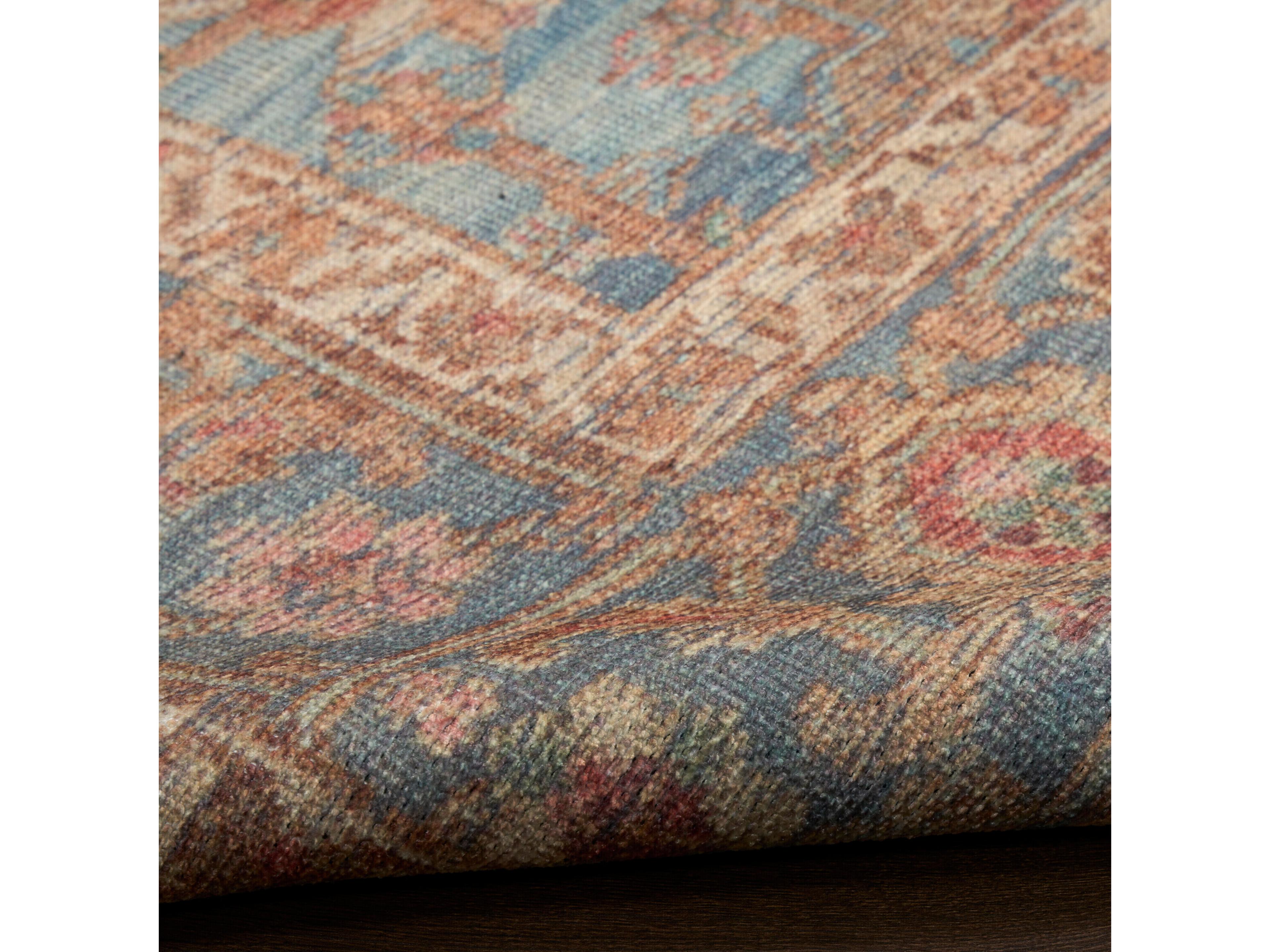 Nourison Vintage Washables Bordered Area Rug