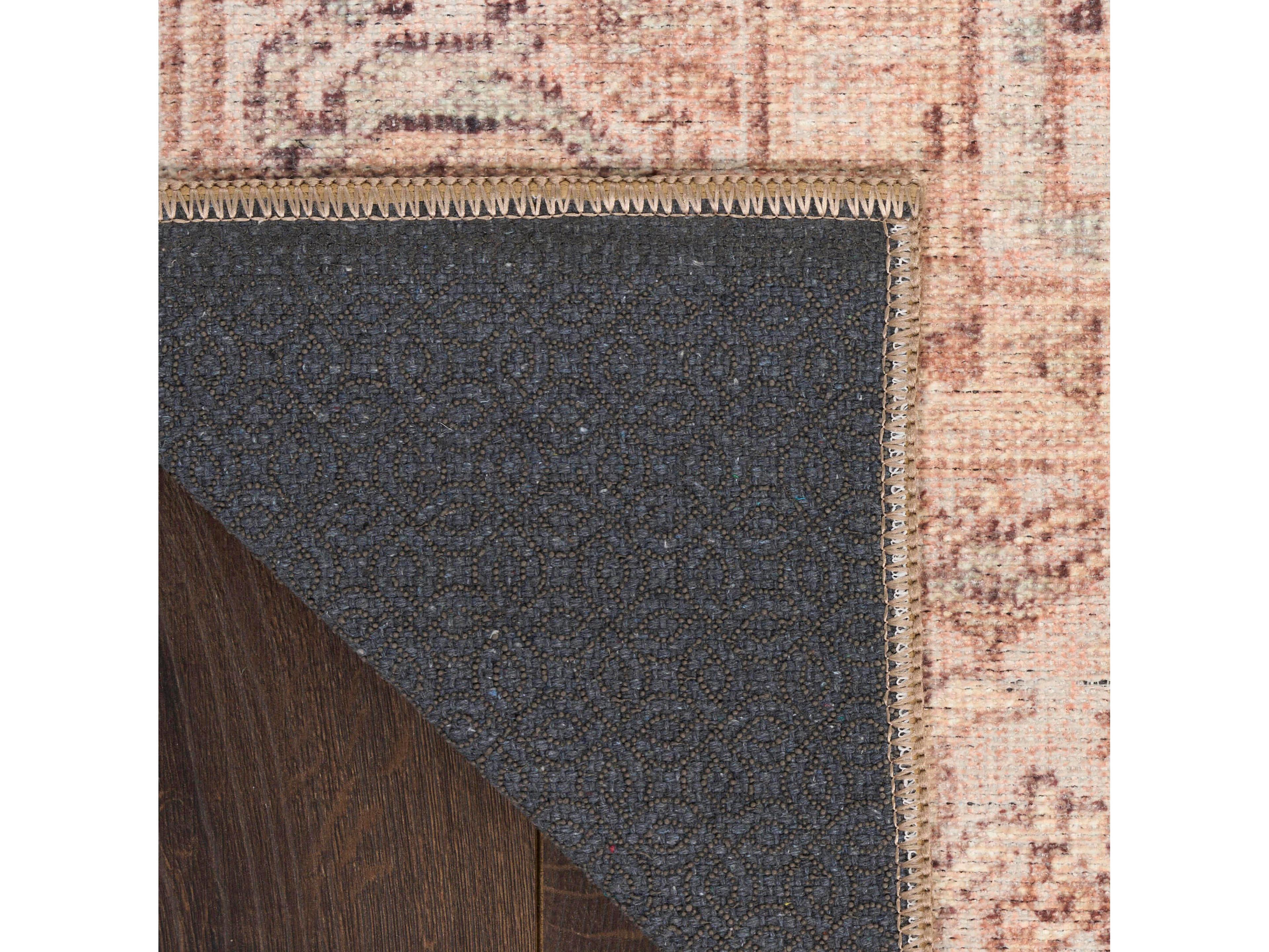 Nourison Vintage Washables Bordered Runner Area Rug