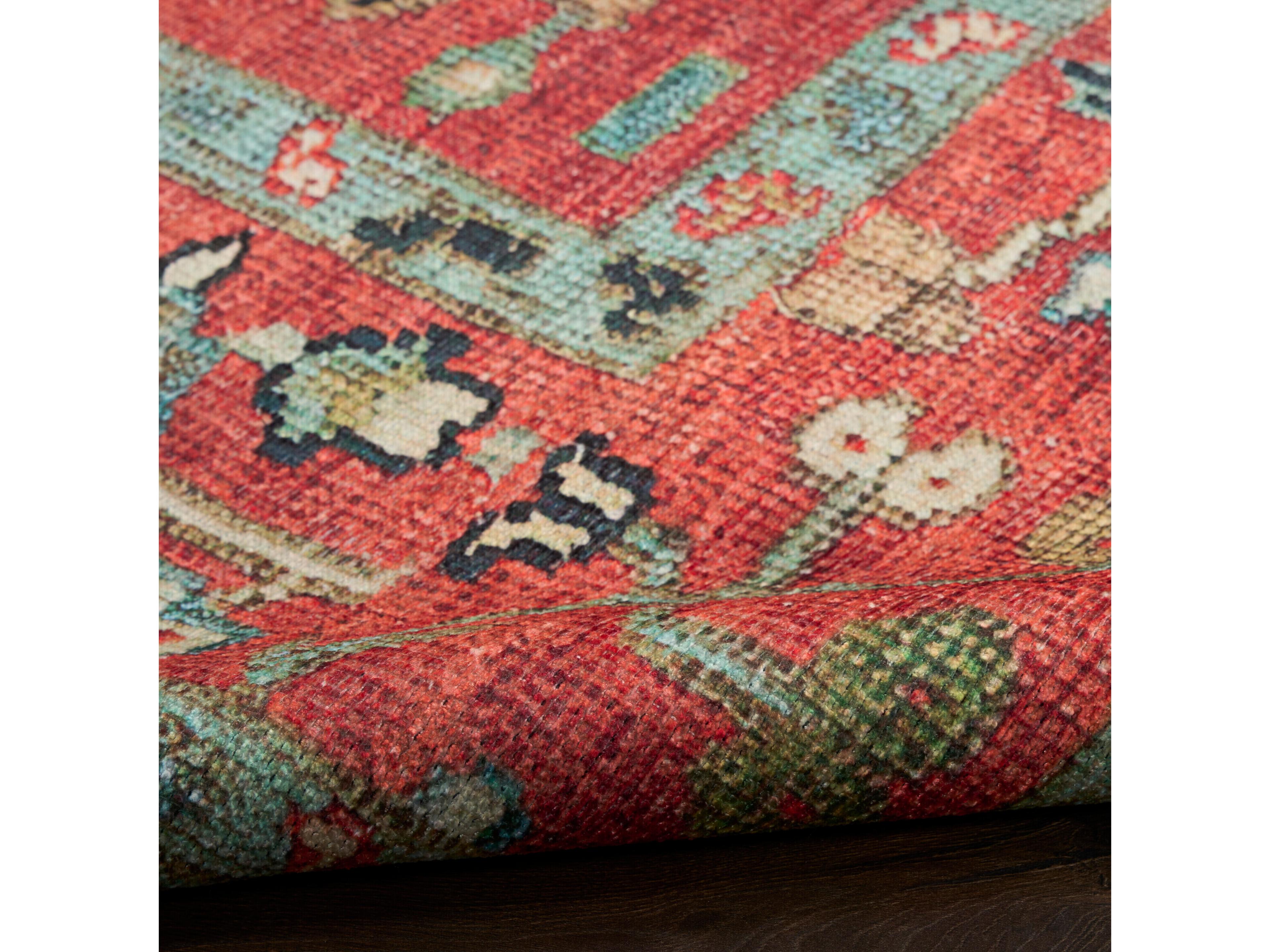 Nourison Vintage Washables Bordered Area Rug