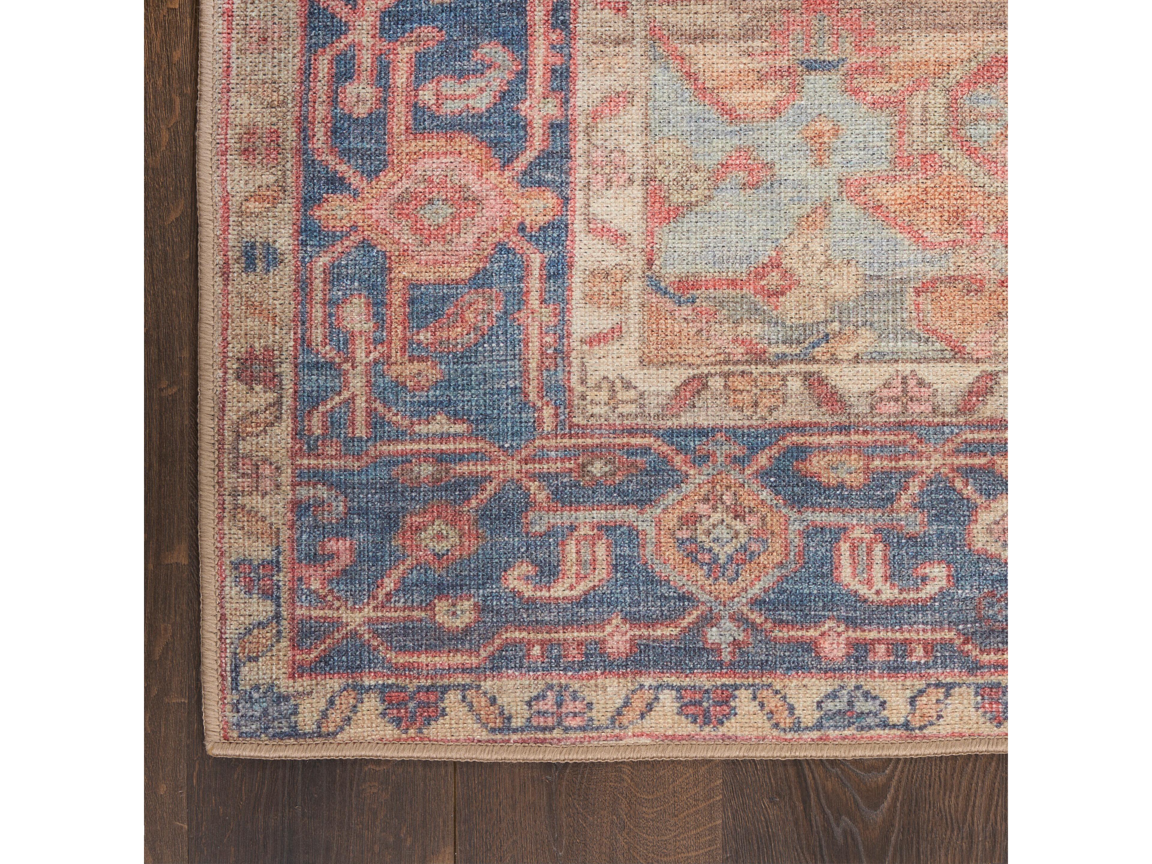 Nourison Vintage Washables Bordered Area Rug