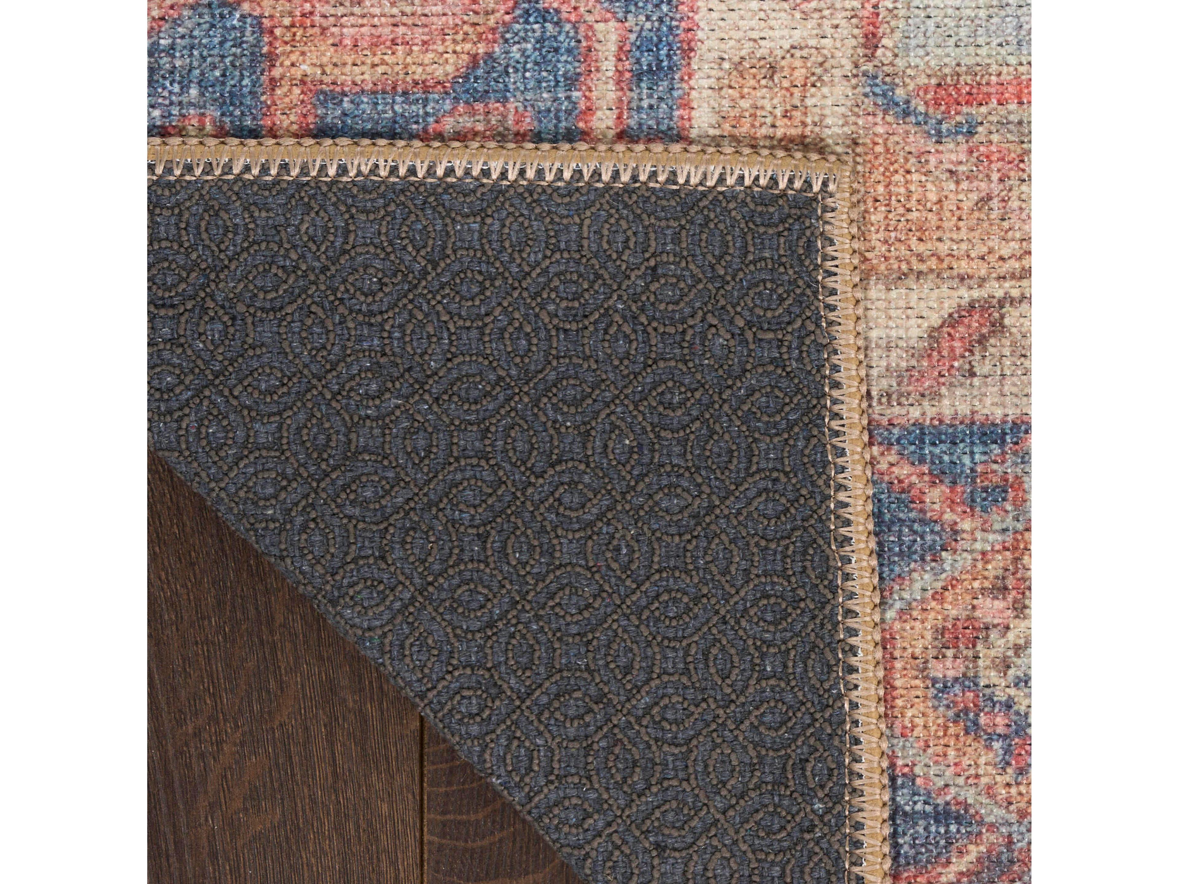 Nourison Vintage Washables Bordered Runner Area Rug