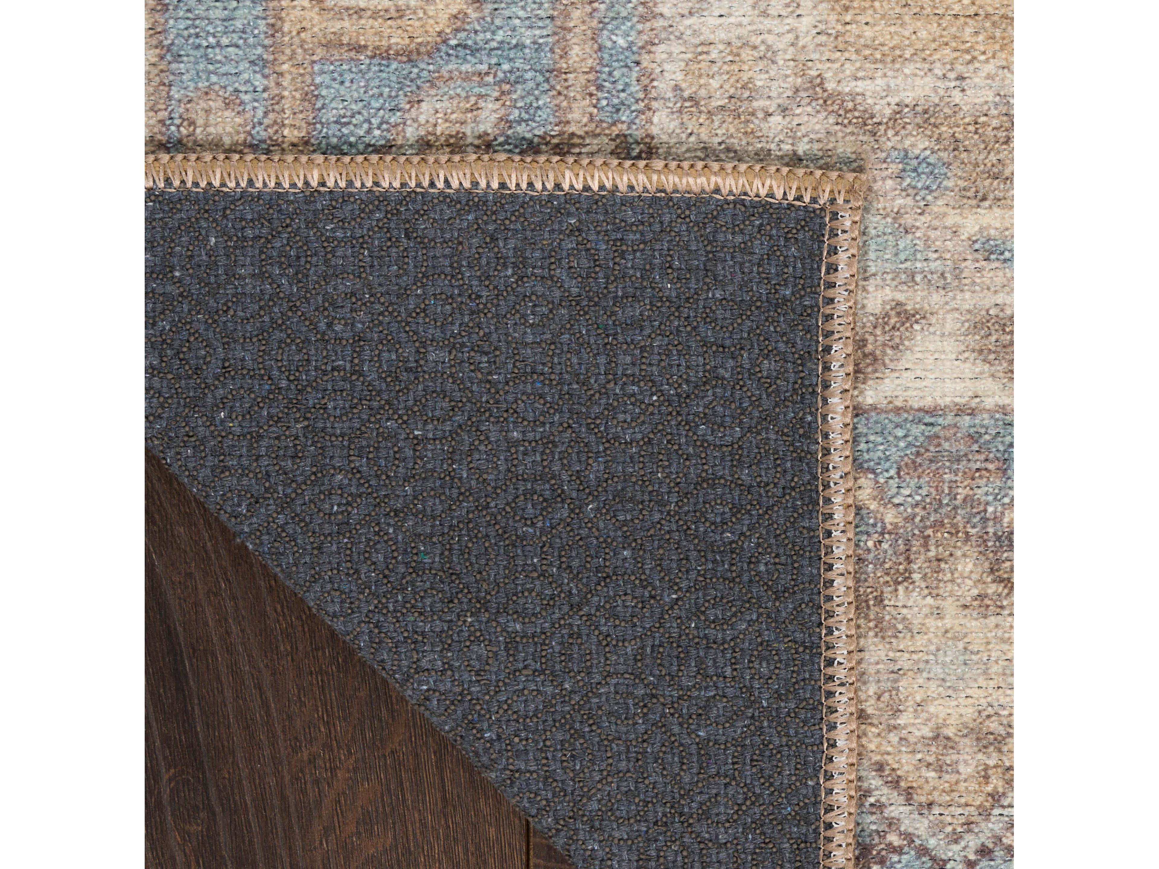 Nourison Vintage Washables Bordered Runner Area Rug