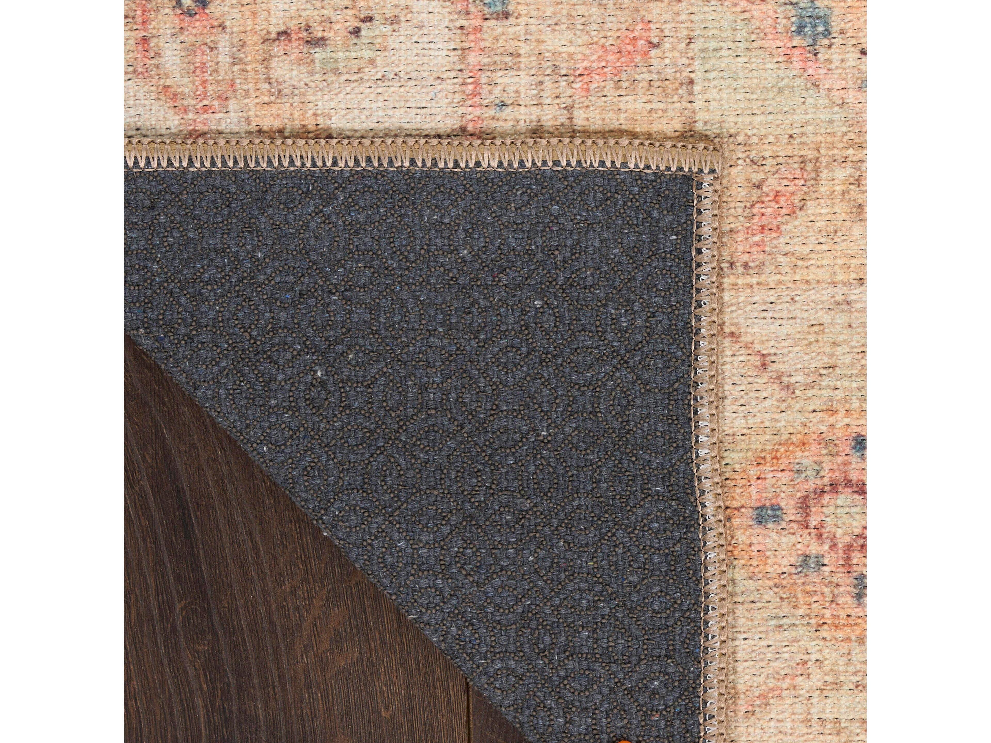 Nourison Vintage Washables Bordered Runner Area Rug