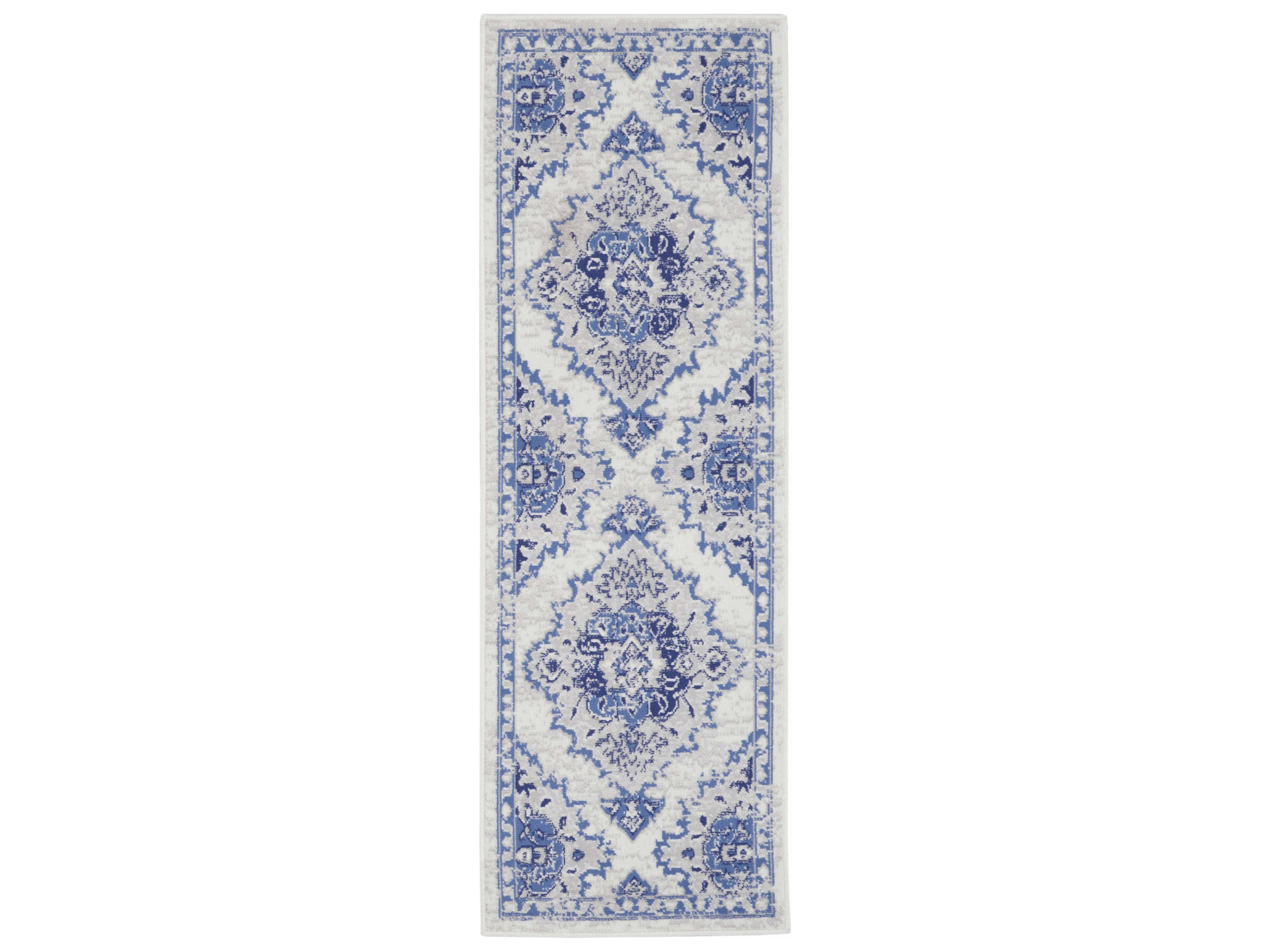 Whimsicle Bordered Runner Area Rug