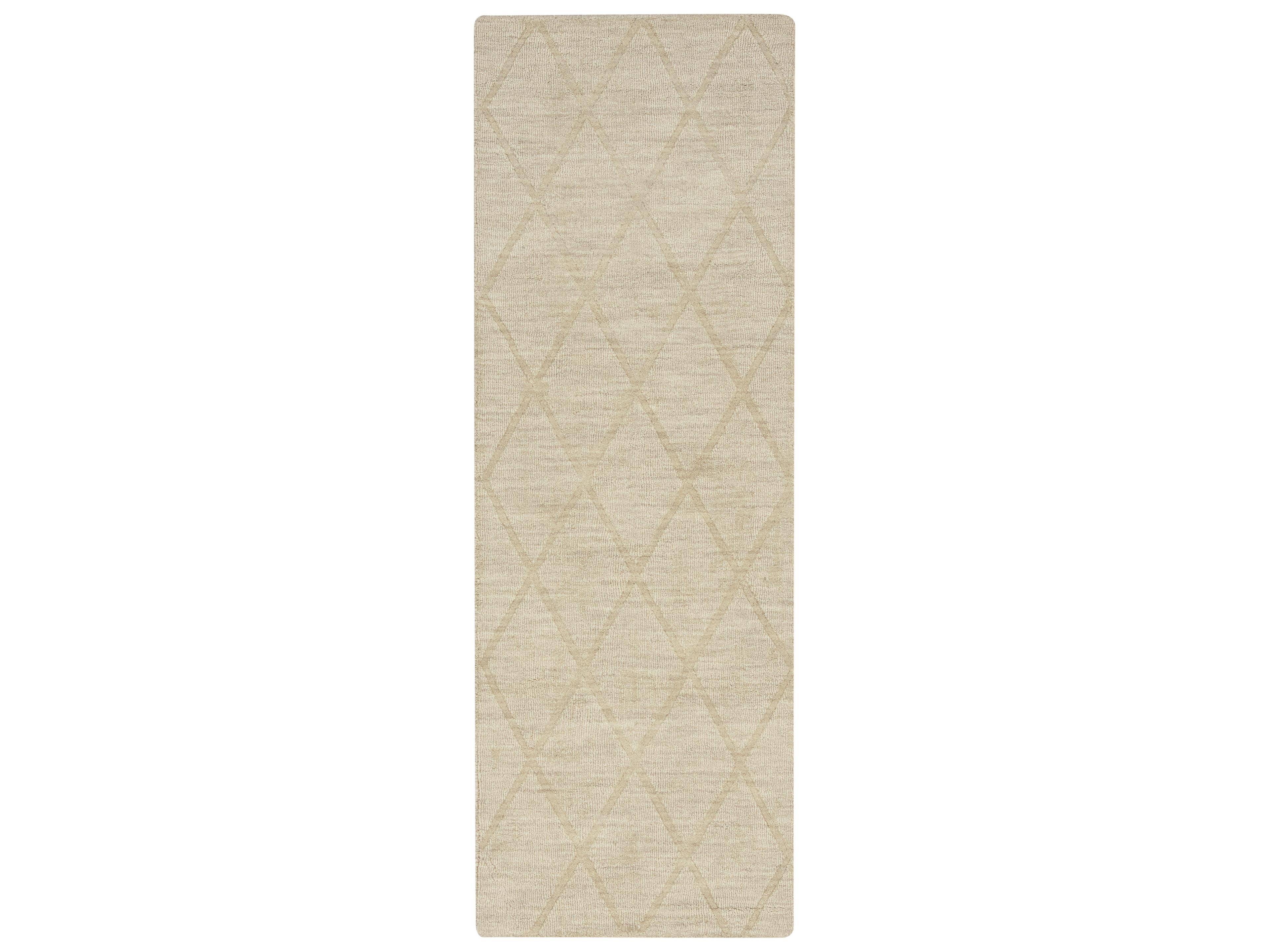 Wool Haven Geometric Runner Area Rug