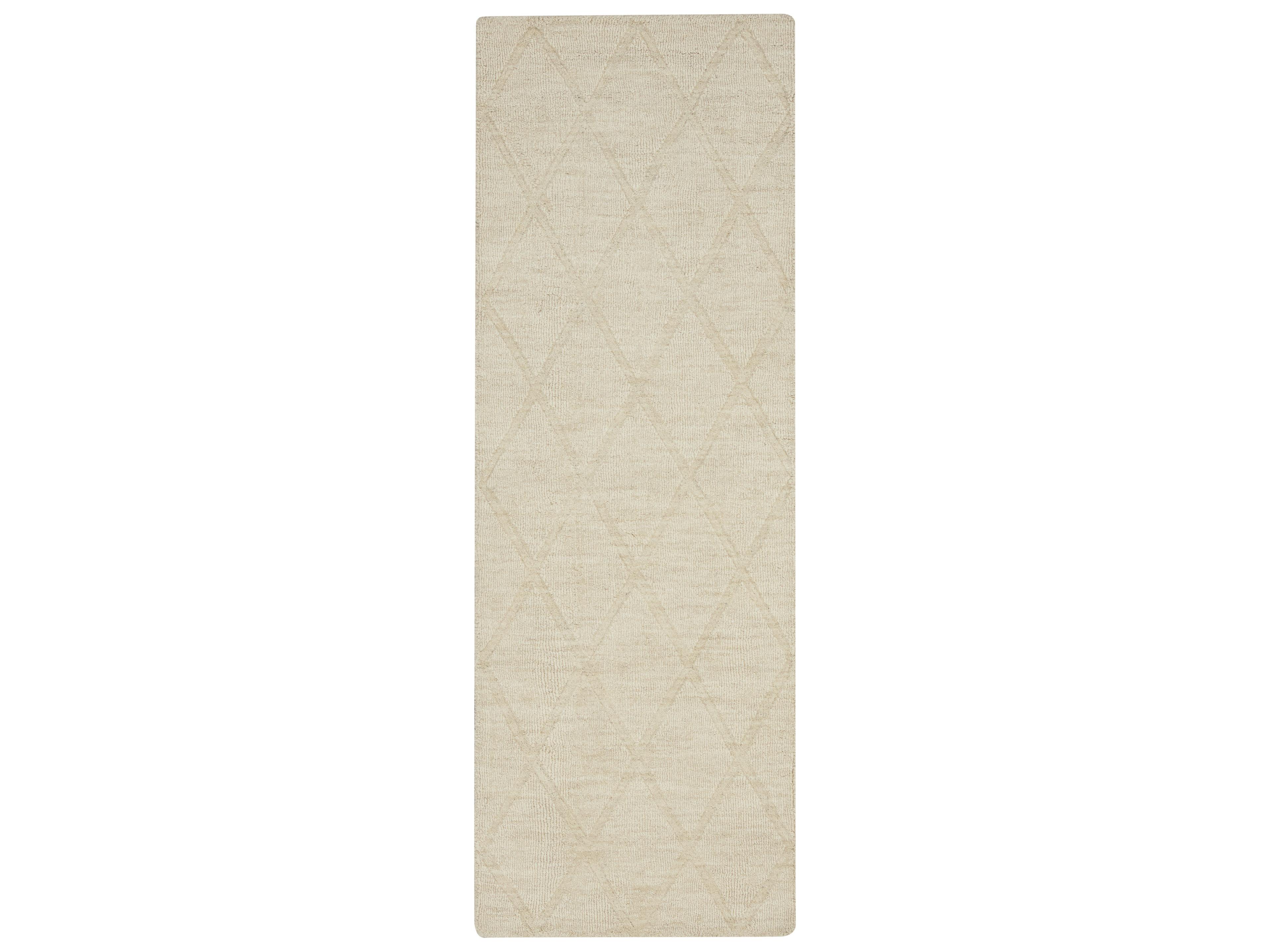 Wool Haven Geometric Runner Area Rug