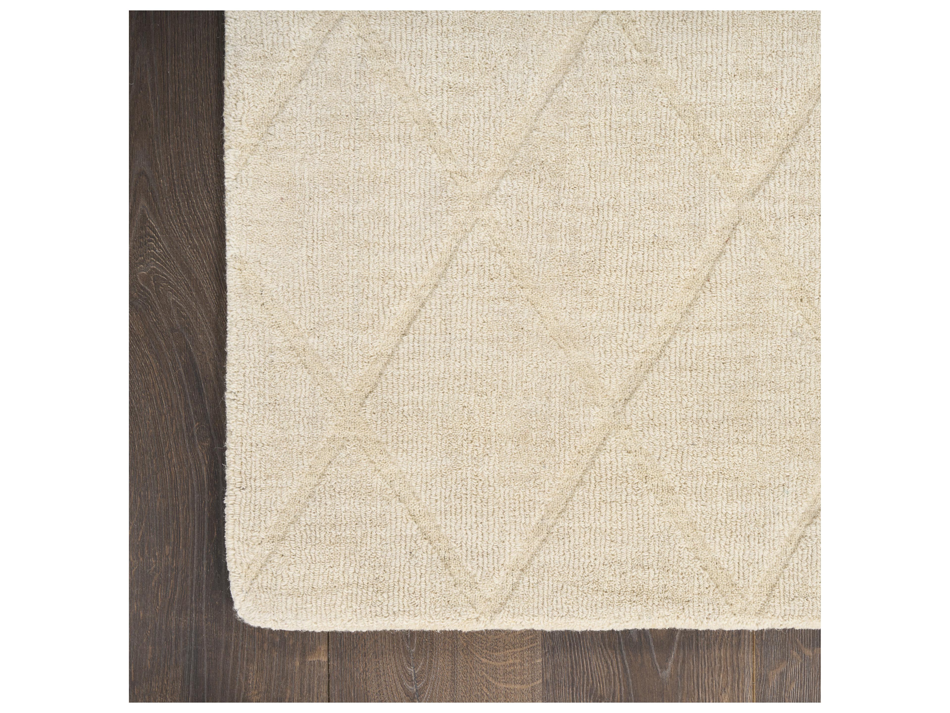 Nourison Wool Haven Geometric Runner Area Rug