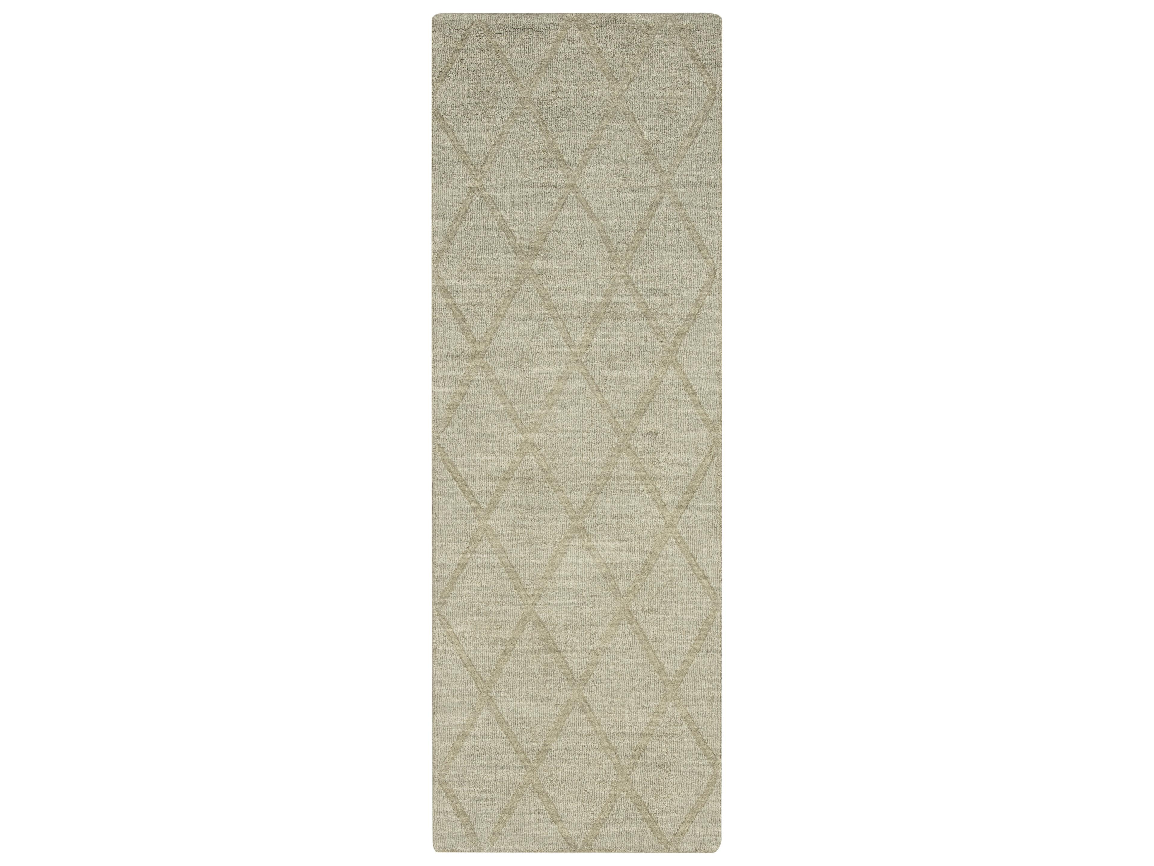 Wool Haven Geometric Runner Area Rug
