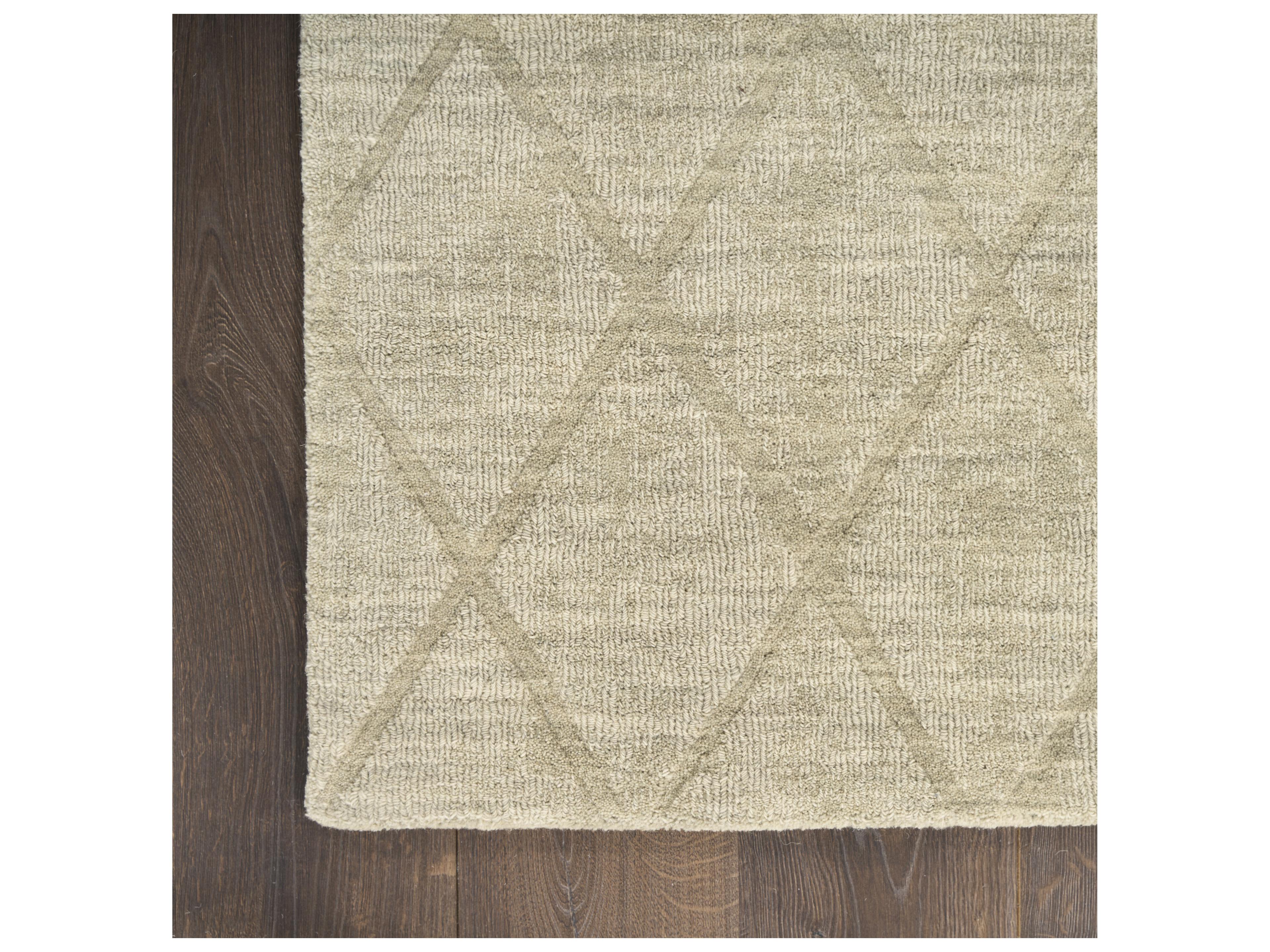 Nourison Wool Haven Geometric Runner Area Rug