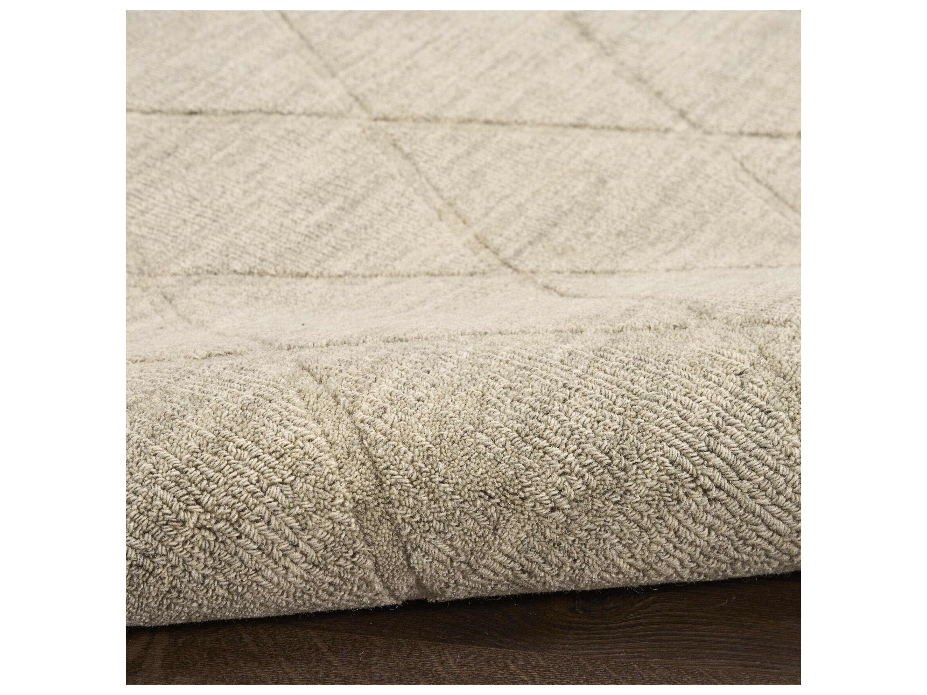 Nourison Wool Haven Geometric Runner Area Rug