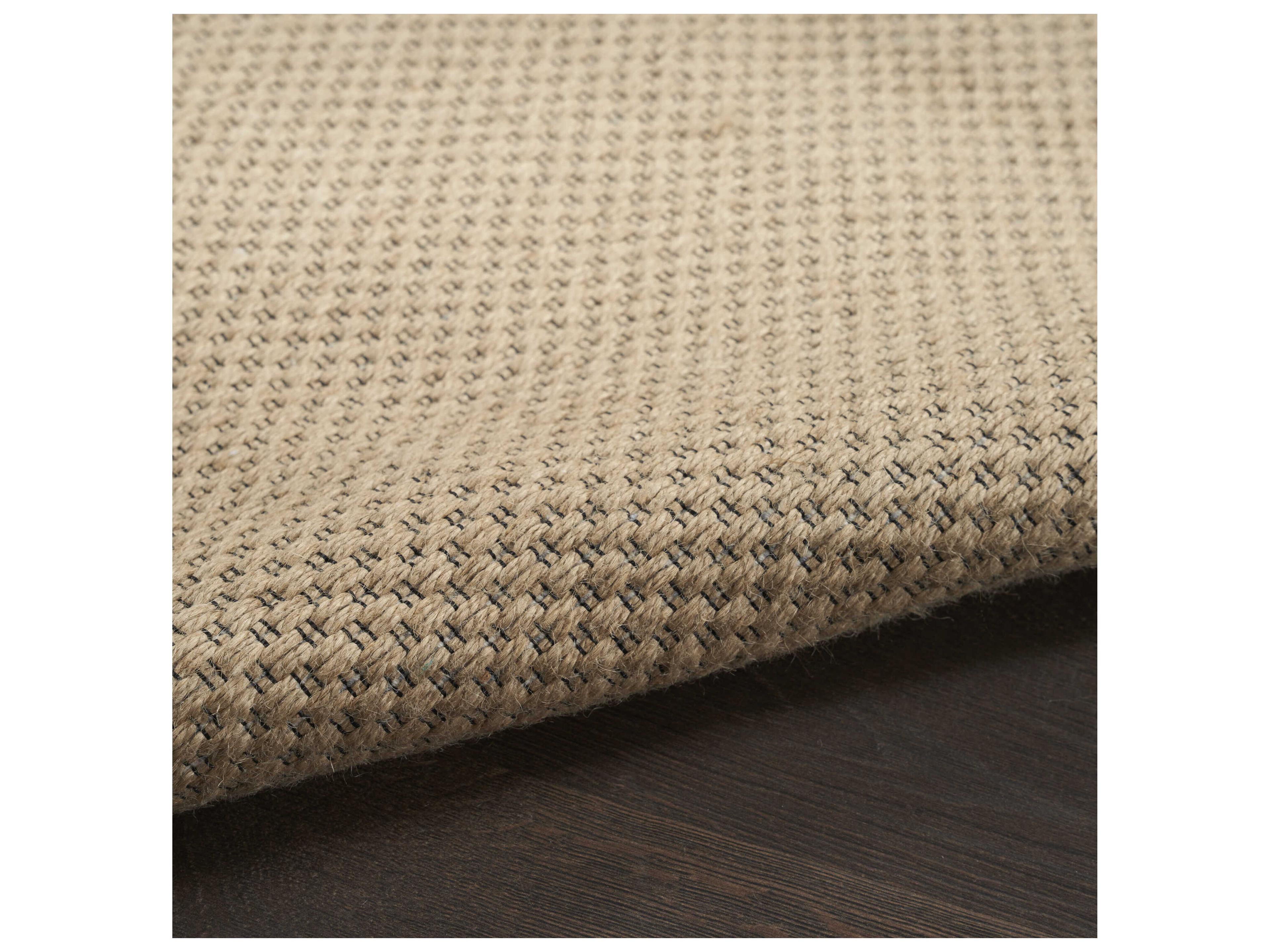 Nourison Washable Jute Rectangular Area Rug