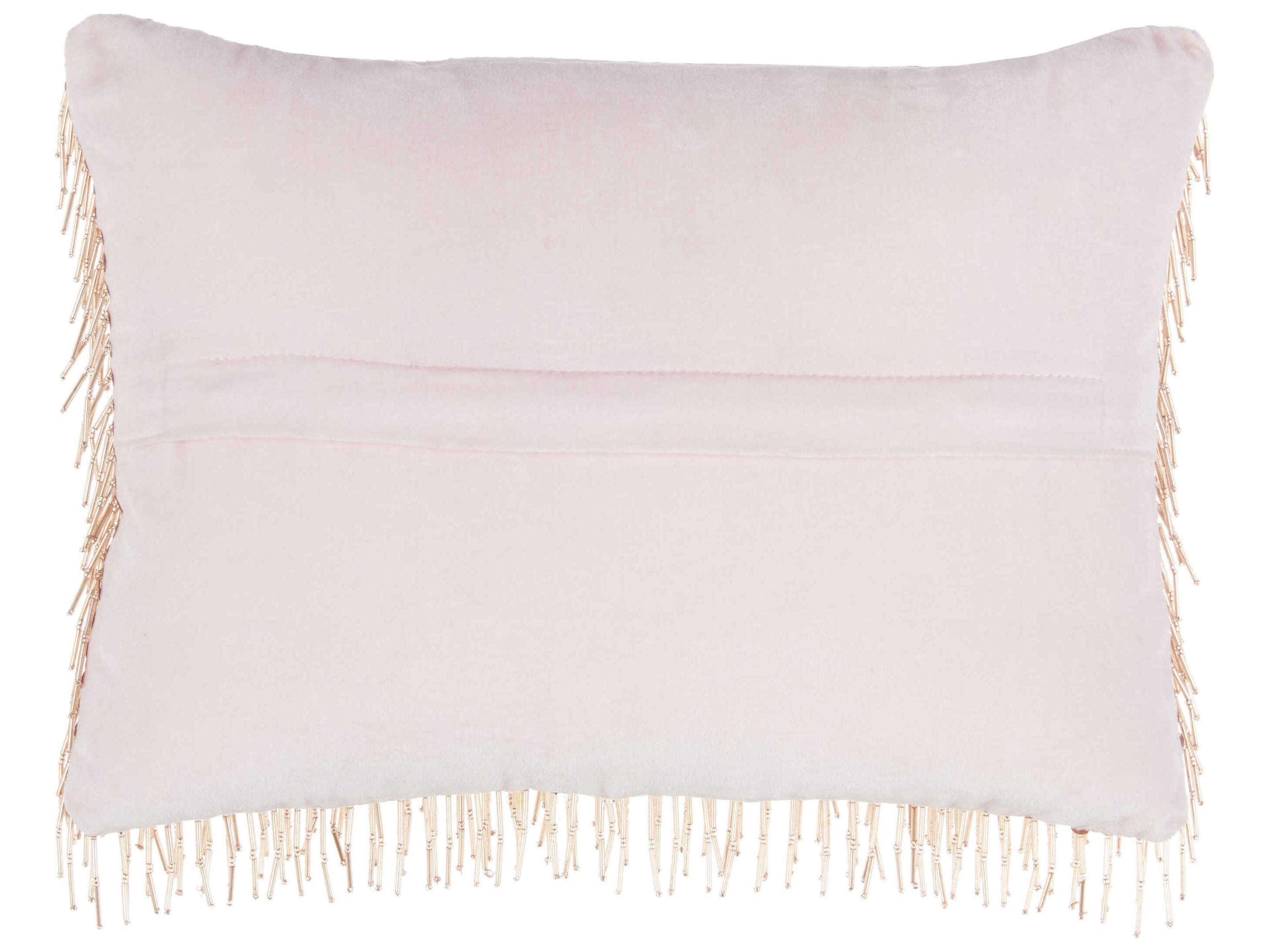 Nourison Luminescence Blush 10" x 14" Pillow