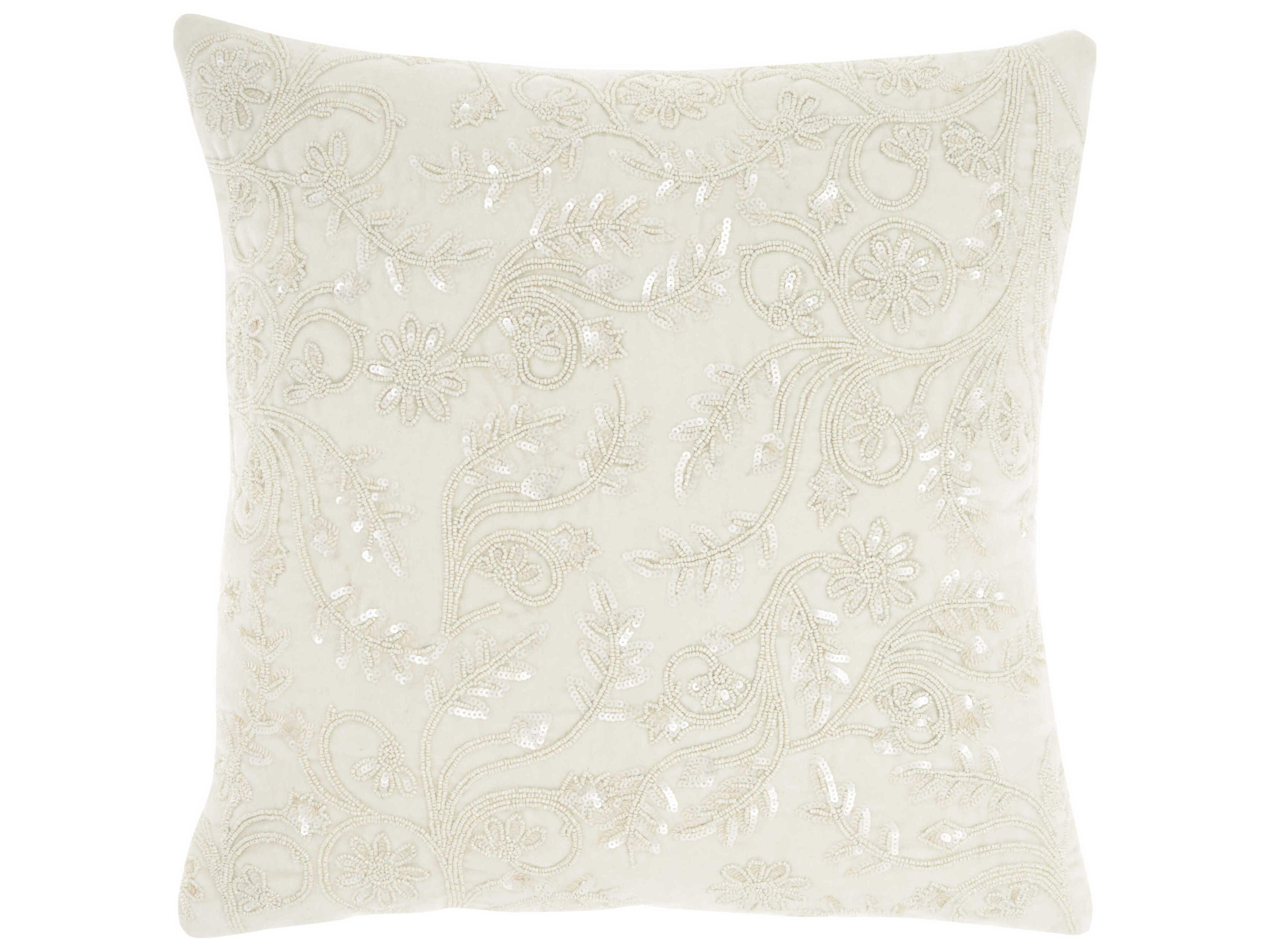 Luminescence Ivory 20" x 20" Pillow