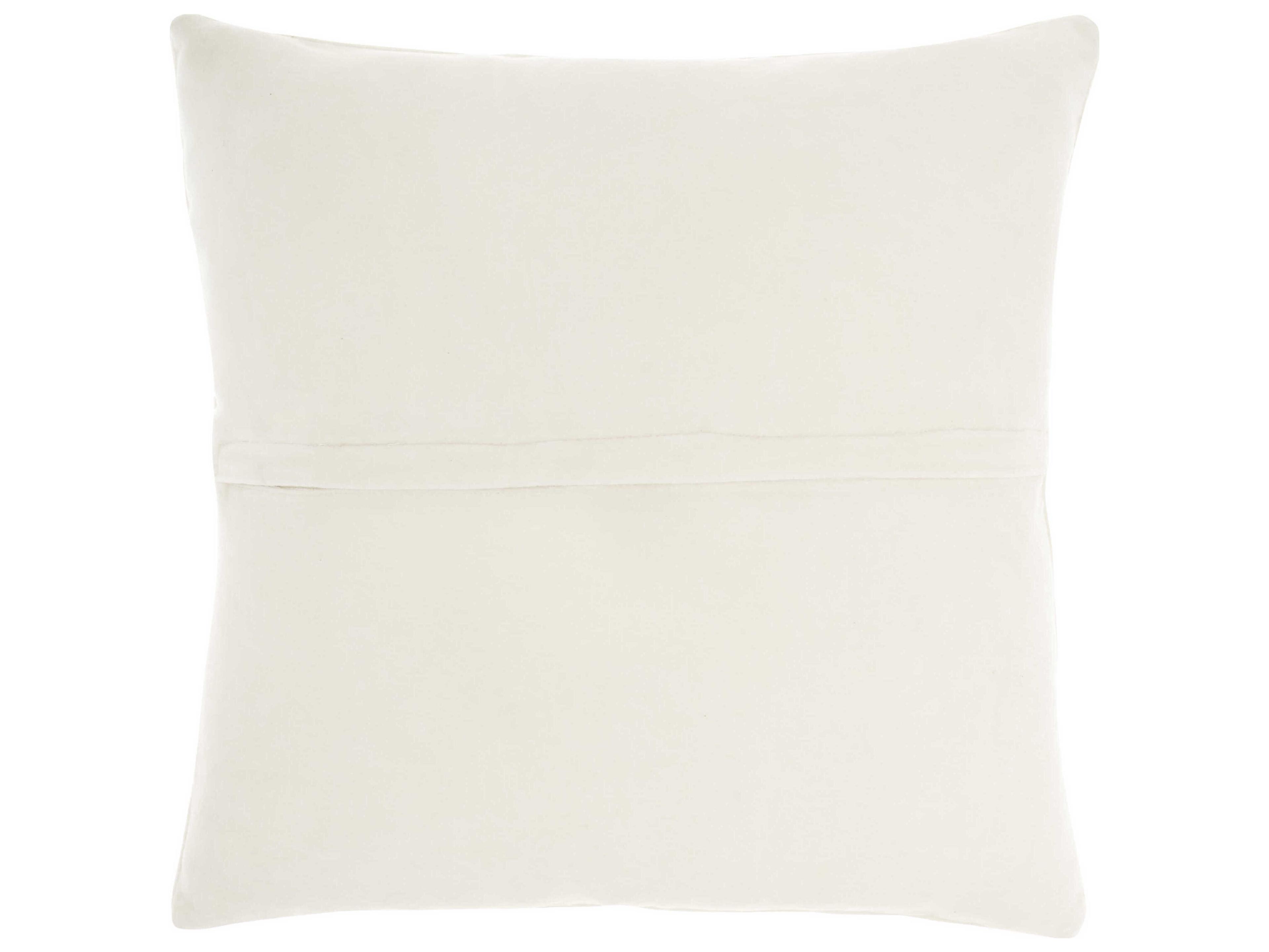 Nourison Luminescence Ivory 20" x 20" Pillow