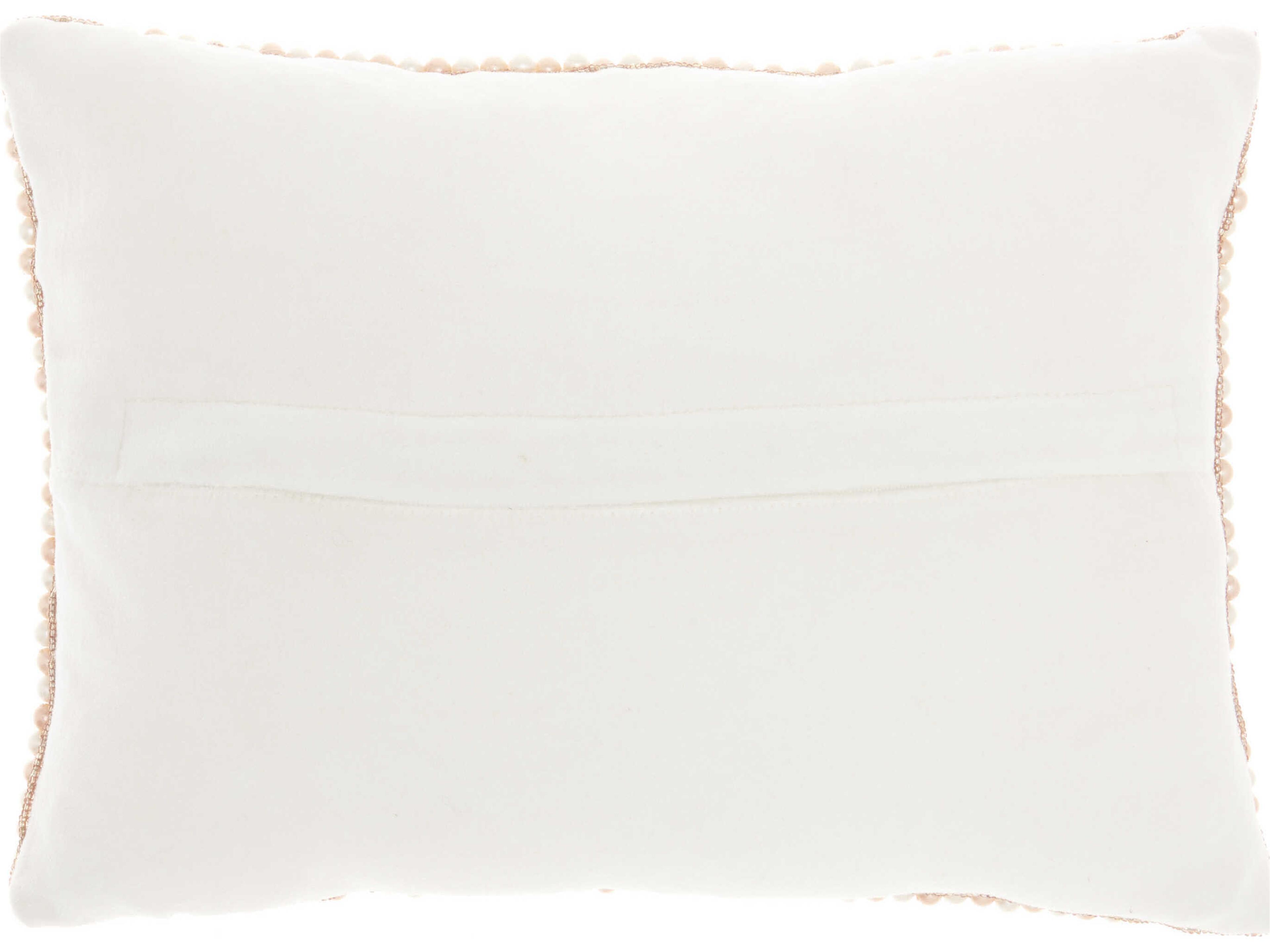 Nourison Luminescence Ivory Gold 10" x 14" Pillow