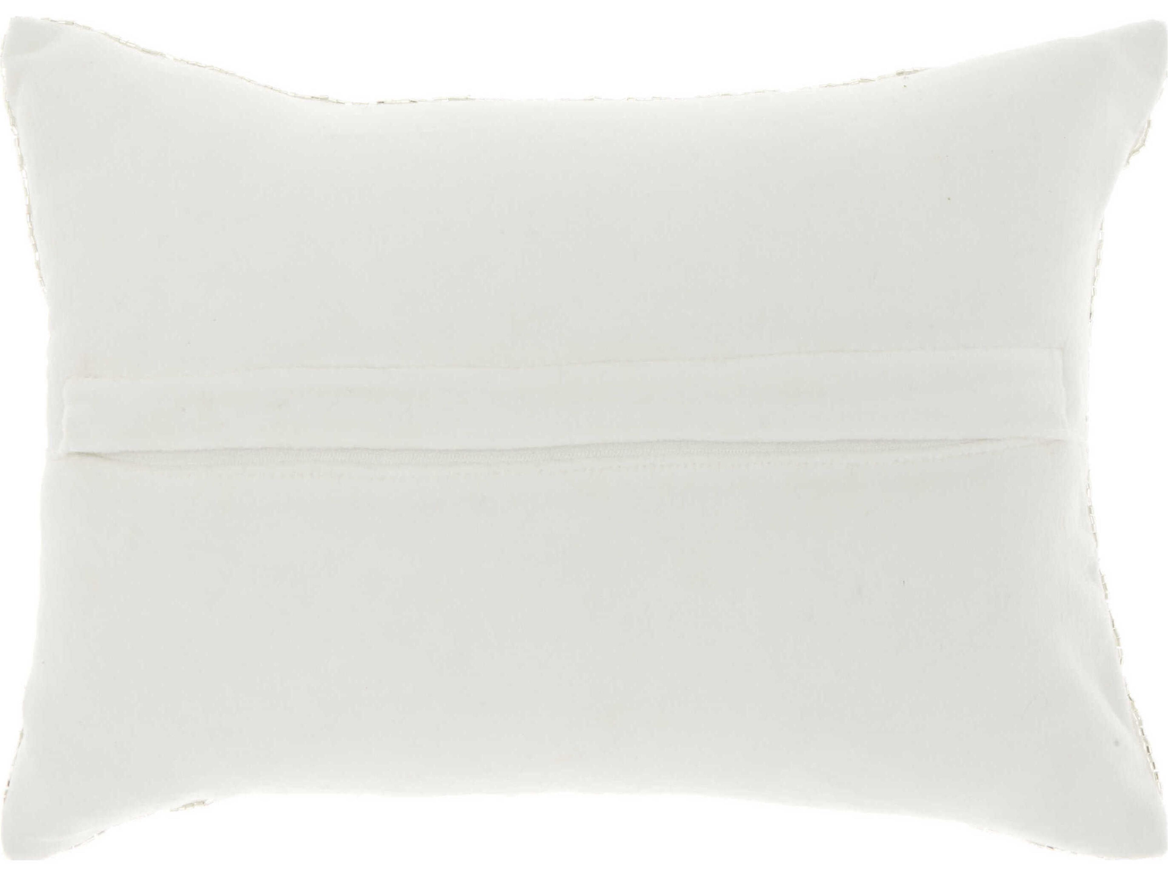 Nourison Luminescence Silver 10" x 14" Pillow