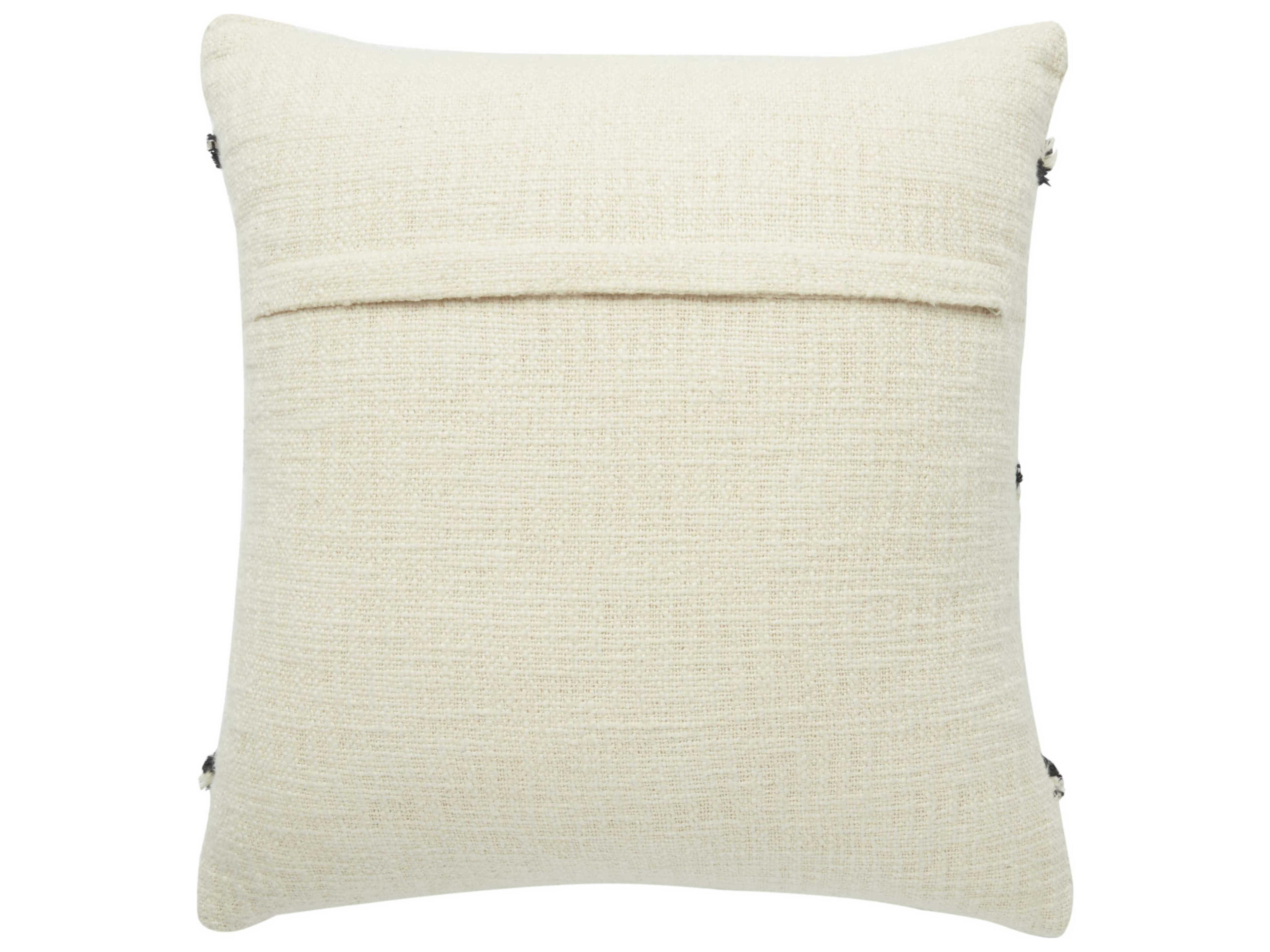 Nourison Life Styles Black Ivory 18" x 18" Pillow