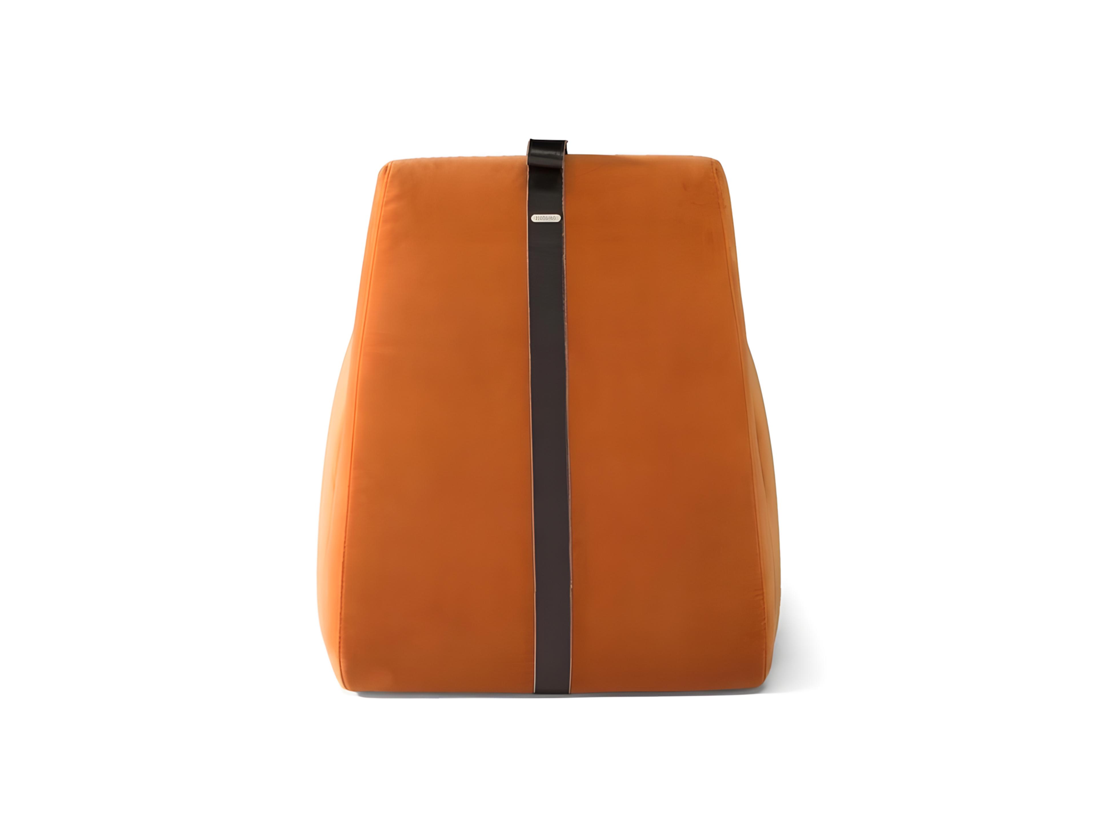 Natuzzi Editions Gaia Slipper Chair with Leather Belt