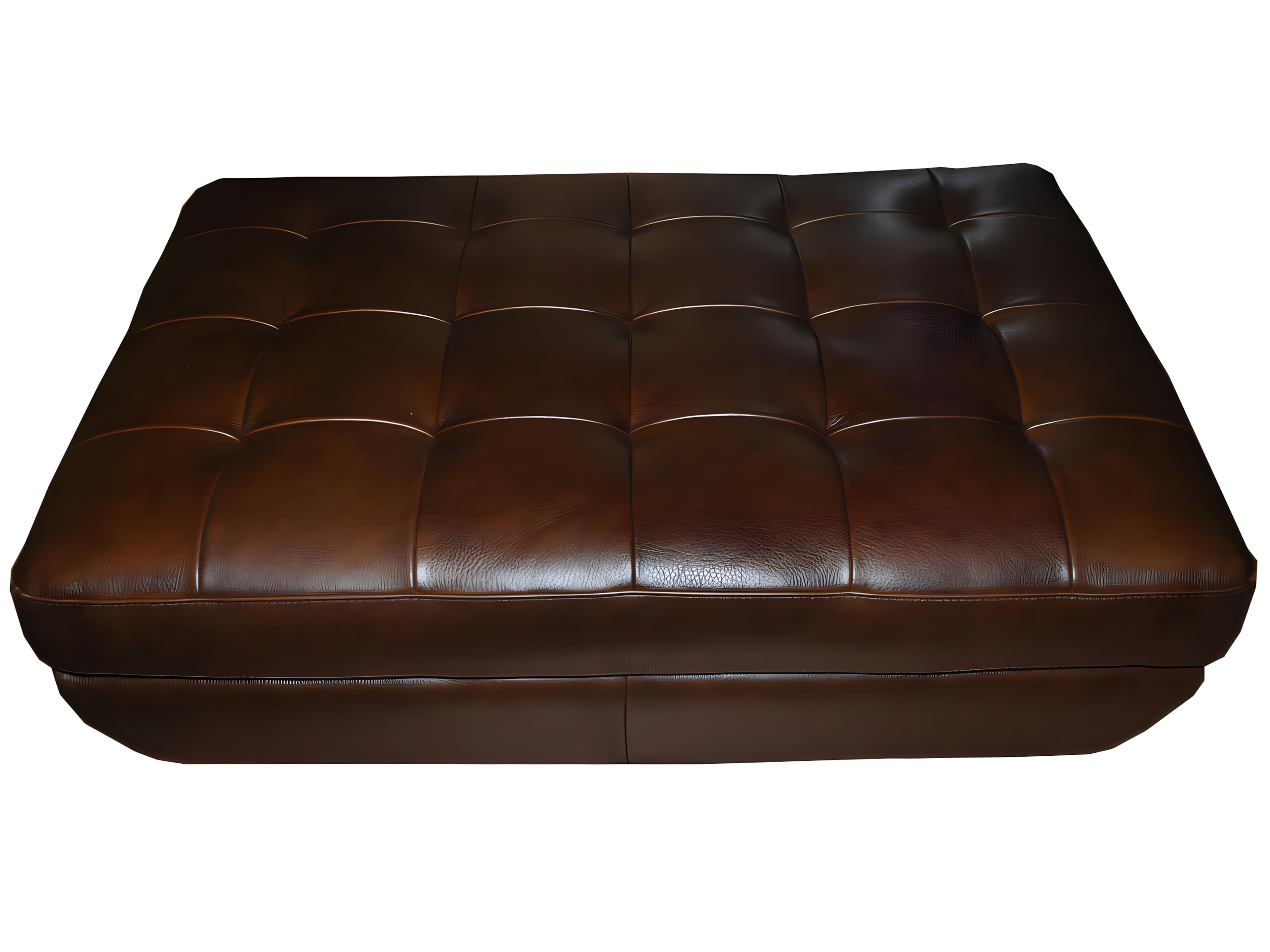 Gaia Ottoman Rectangular Leather