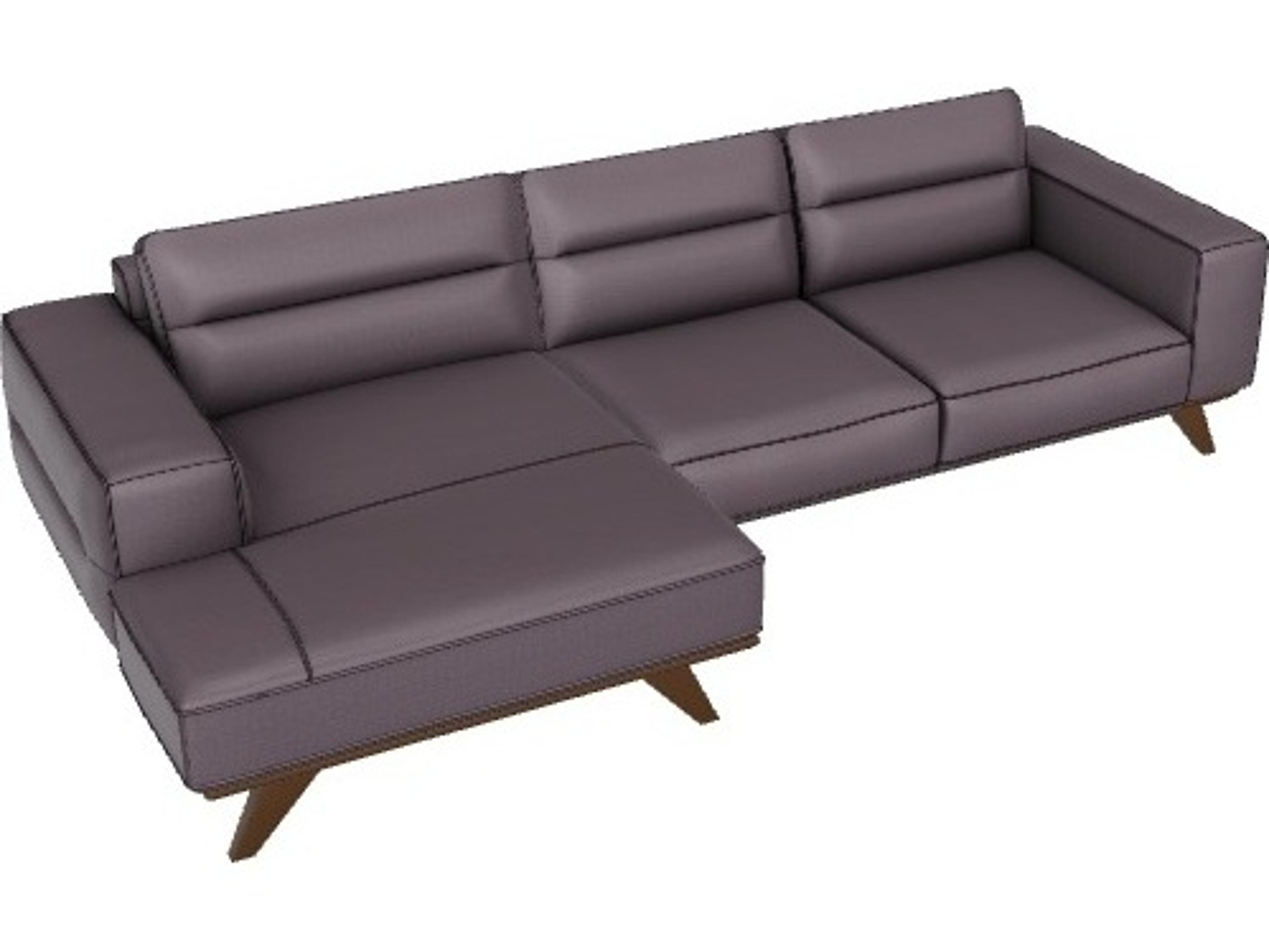 Adrenalina Leather Sectional Sofa