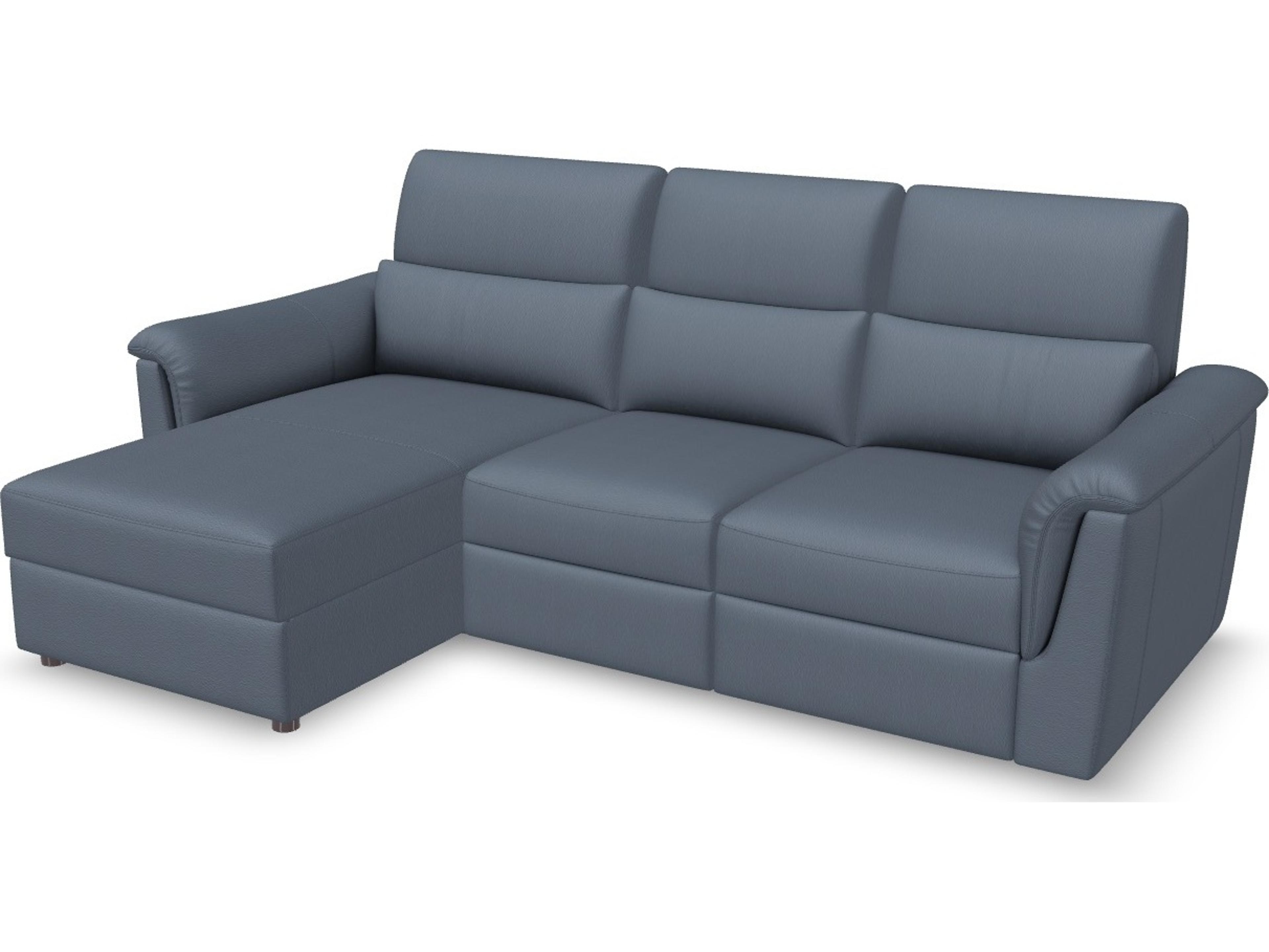 Amorevole Leather Sectional Sofa