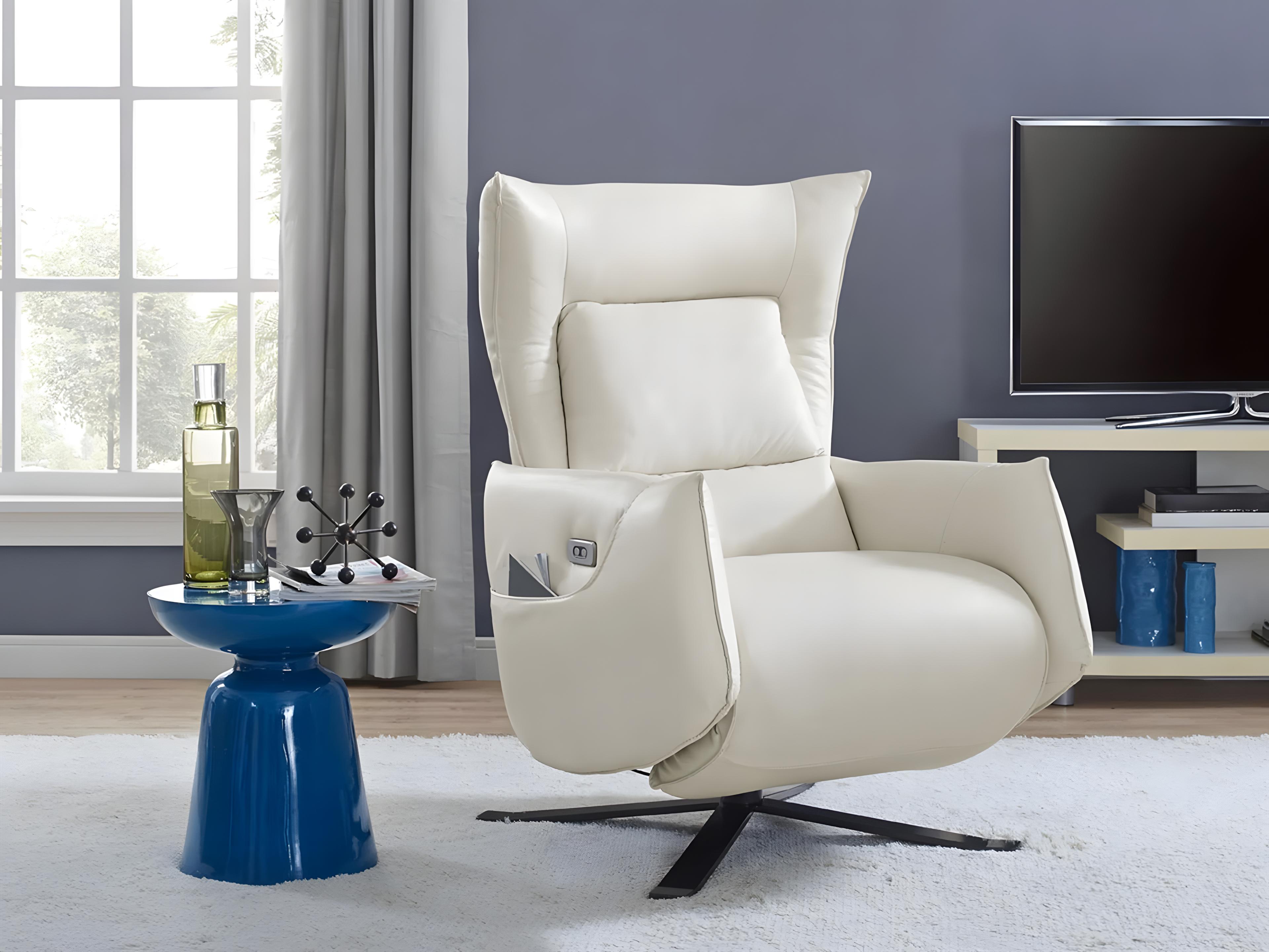 Natuzzi Editions Batticuore Swivel Electric Recliner Chair