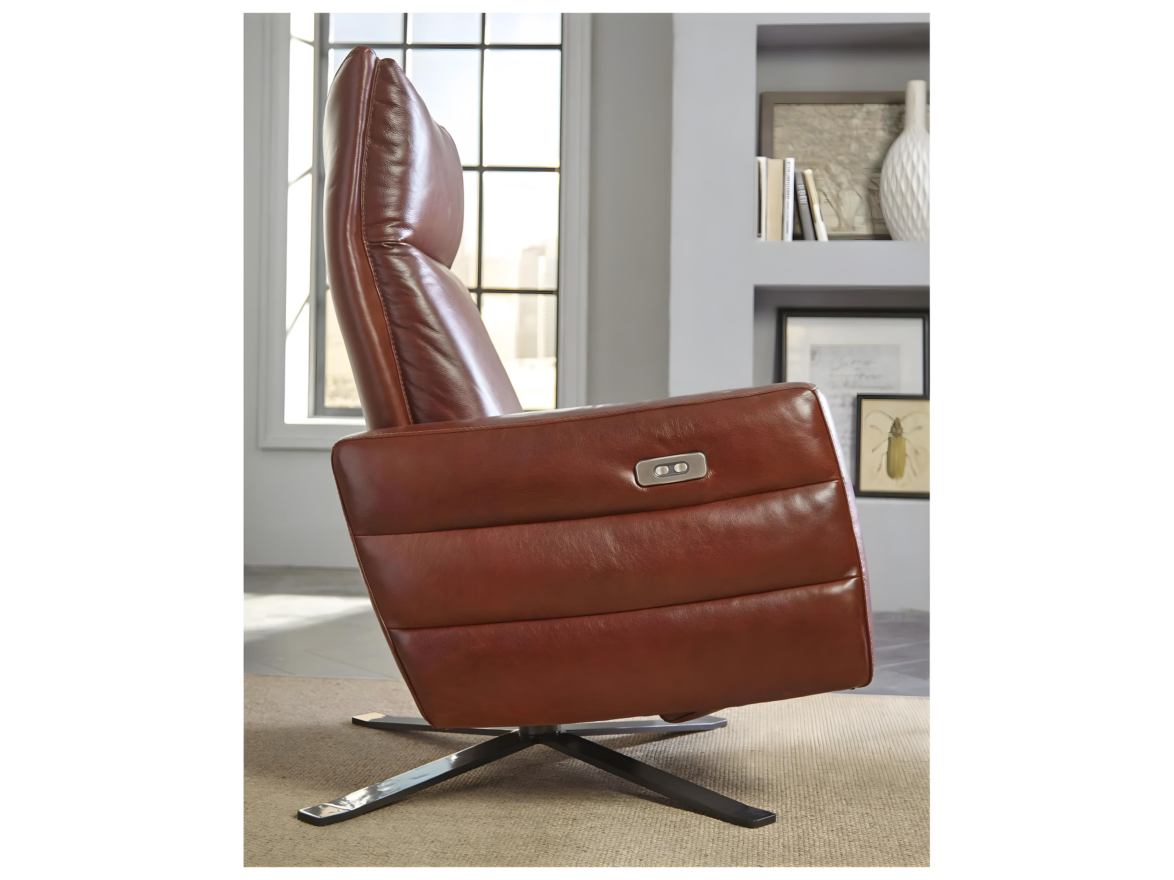 Natuzzi Editions Istante Power Reclining Electric Swivel Chair