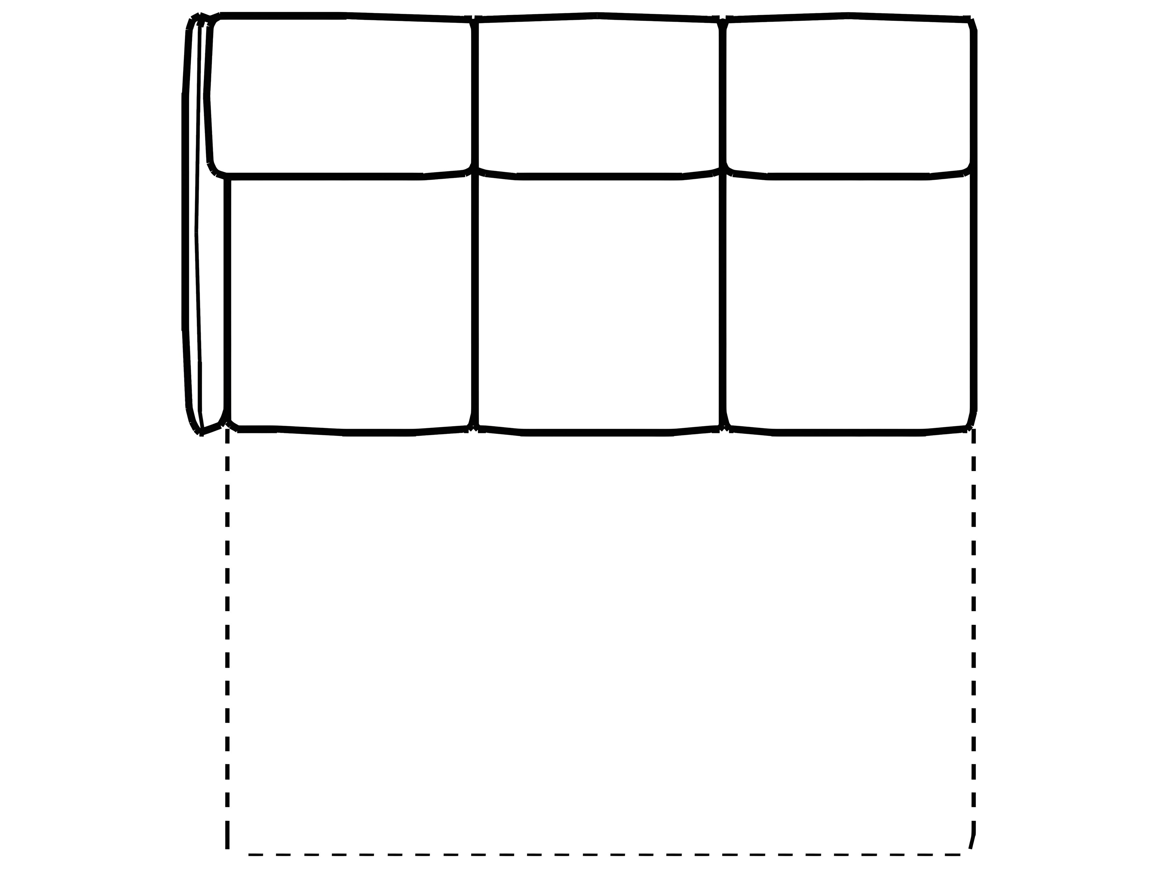 Meraviglia Left Arm Facing Sofa Bad with Greenplus Mattress