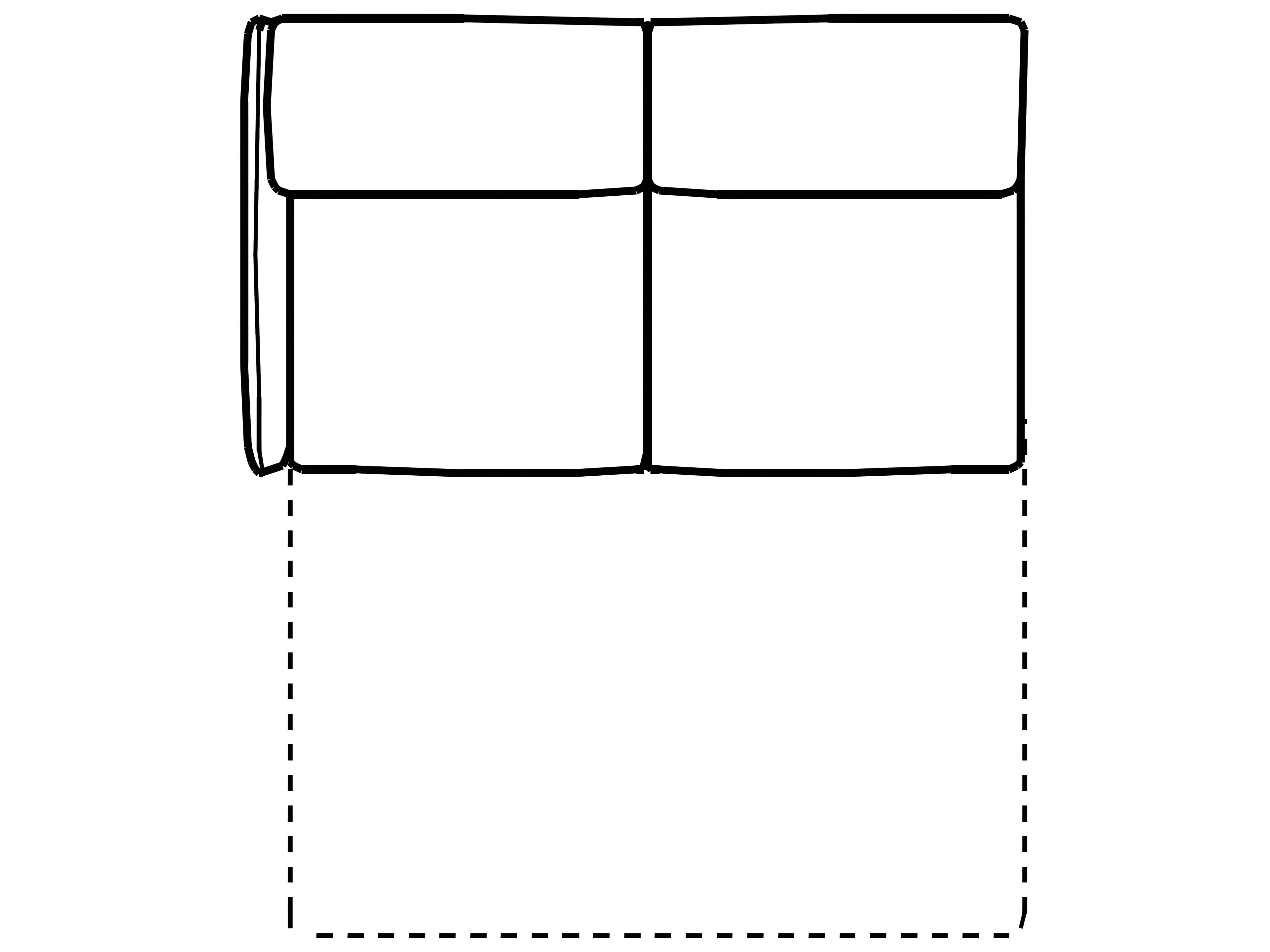 Meraviglia Left Arm Facing Sofa Bed with Memory Unlined Mattress