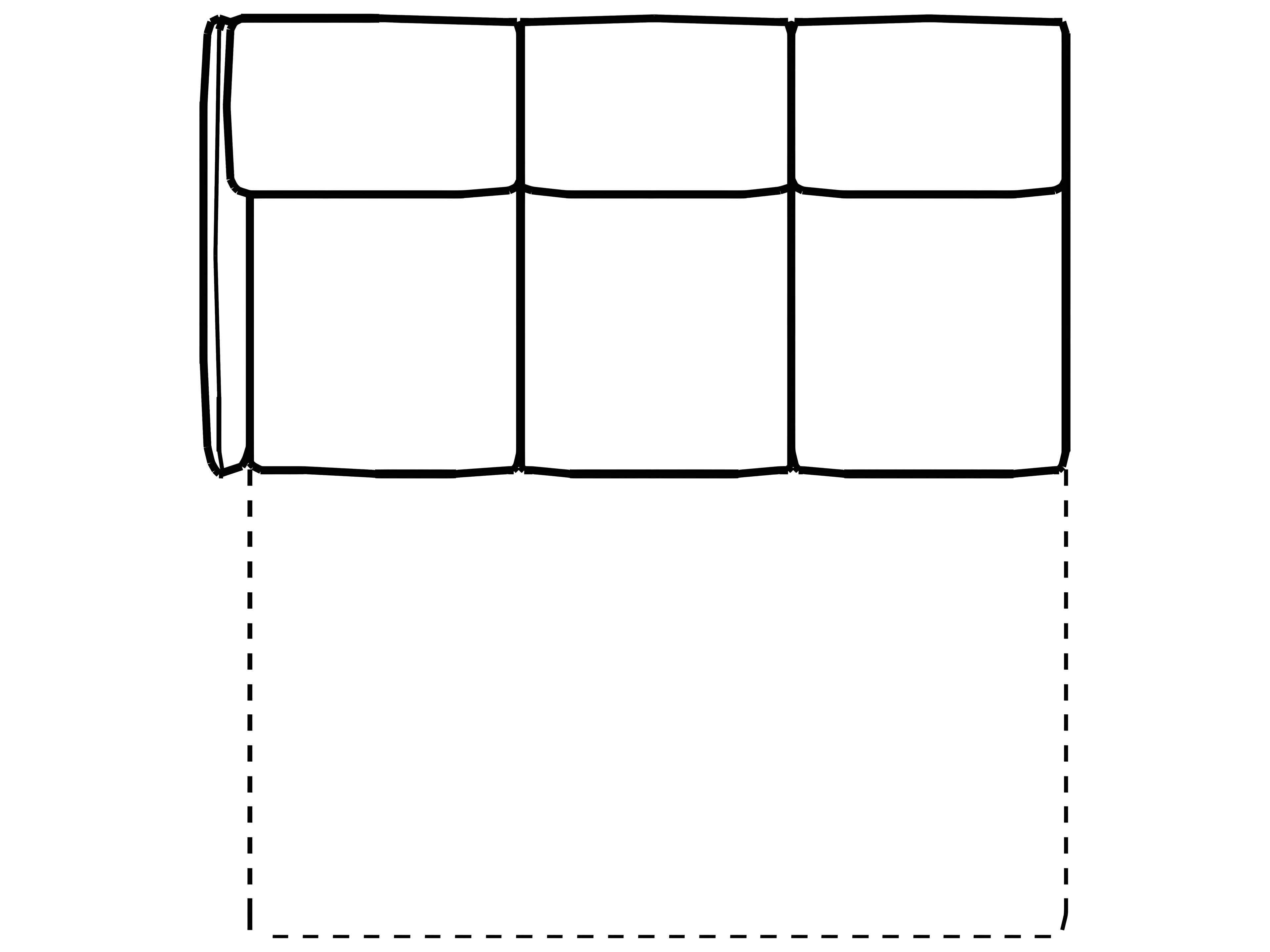 Meraviglia Left Arm Facing Sofa Bed with Memory Unlined Mattress