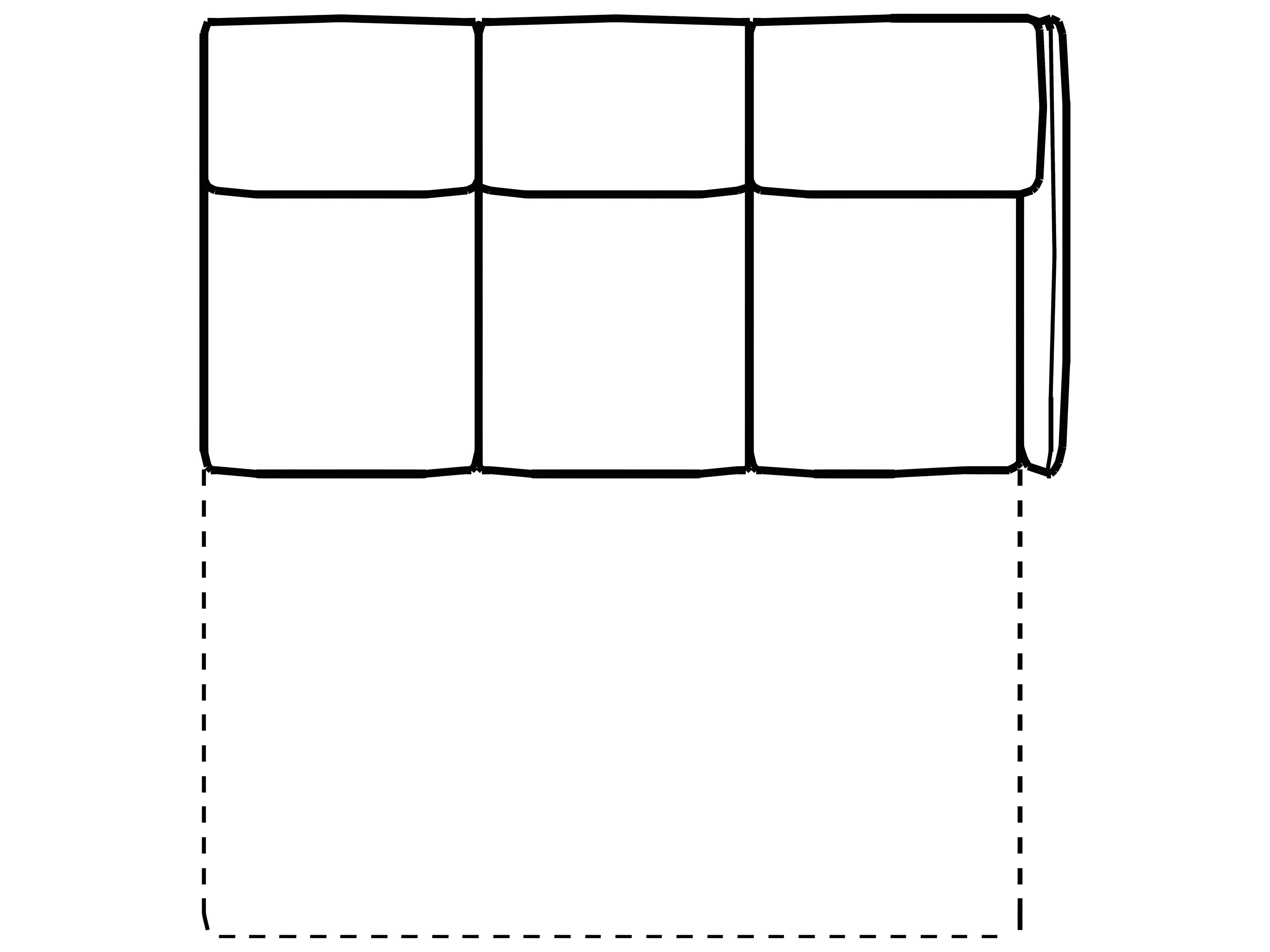 Meraviglia Right Arm Facing Sofa Bed with Memory Unlined Mattress