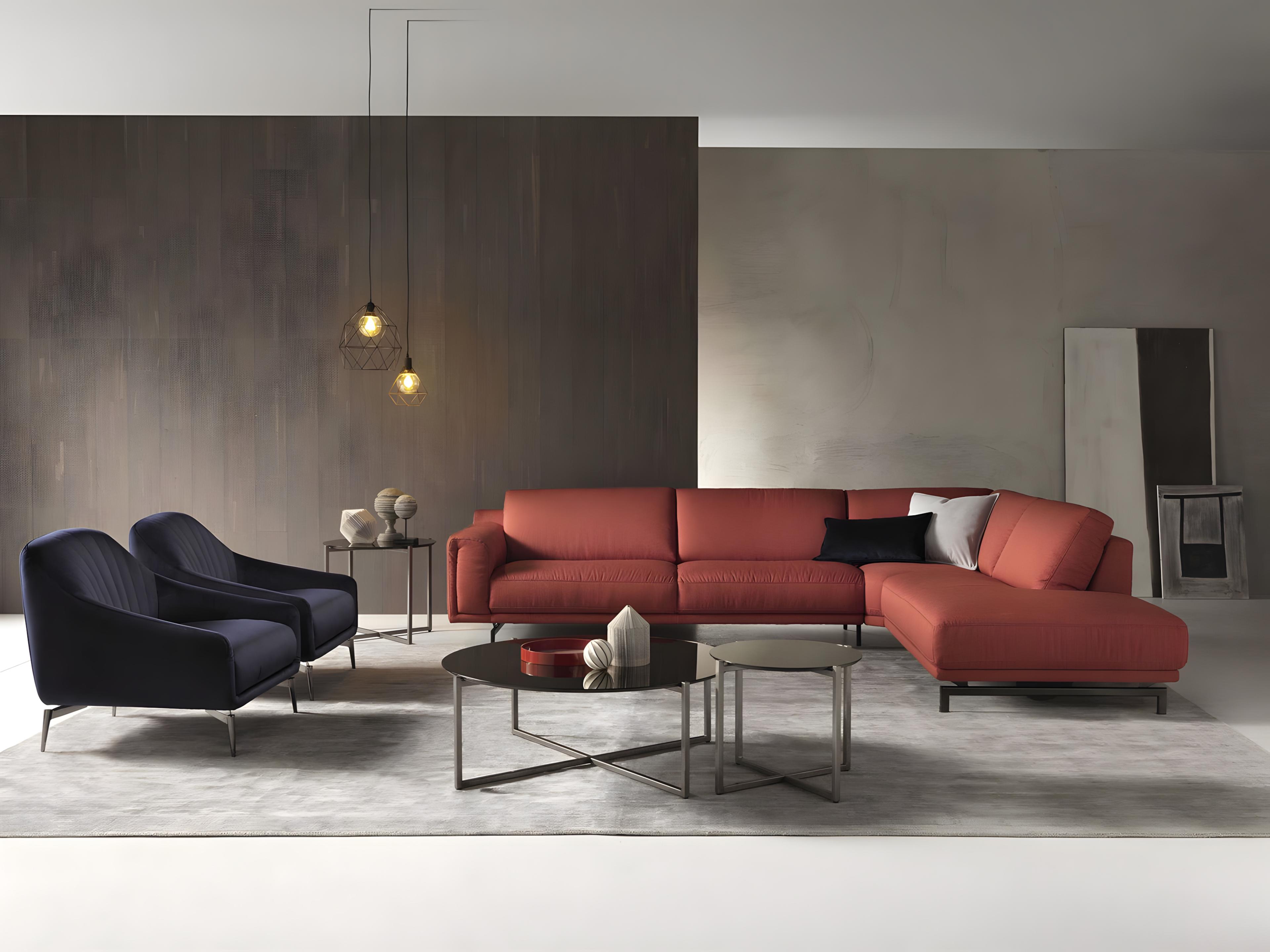 Natuzzi Editions Felicita Accent Chair with Metal Feet