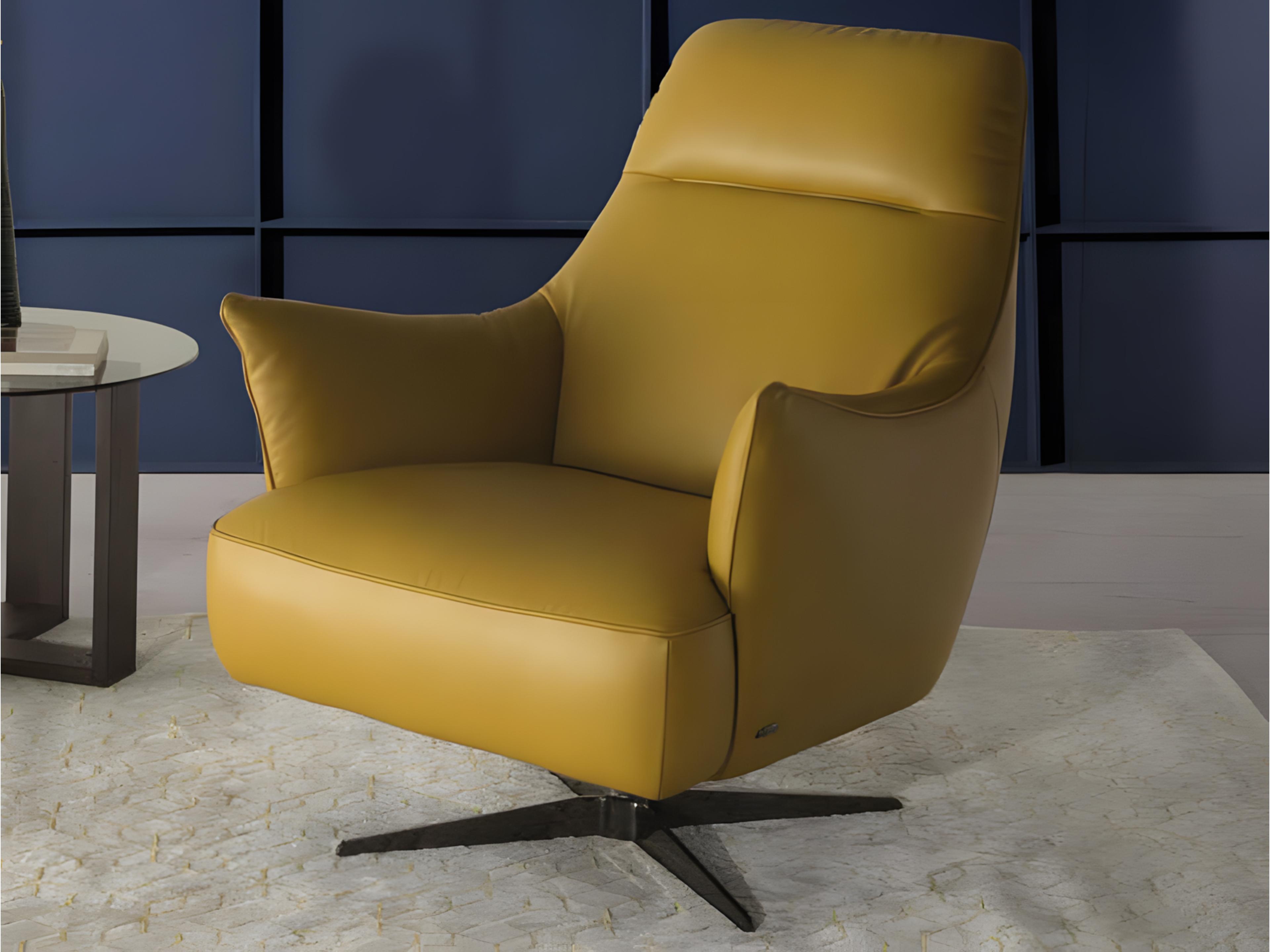 Natuzzi Editions Calma Swivel Accent Chair