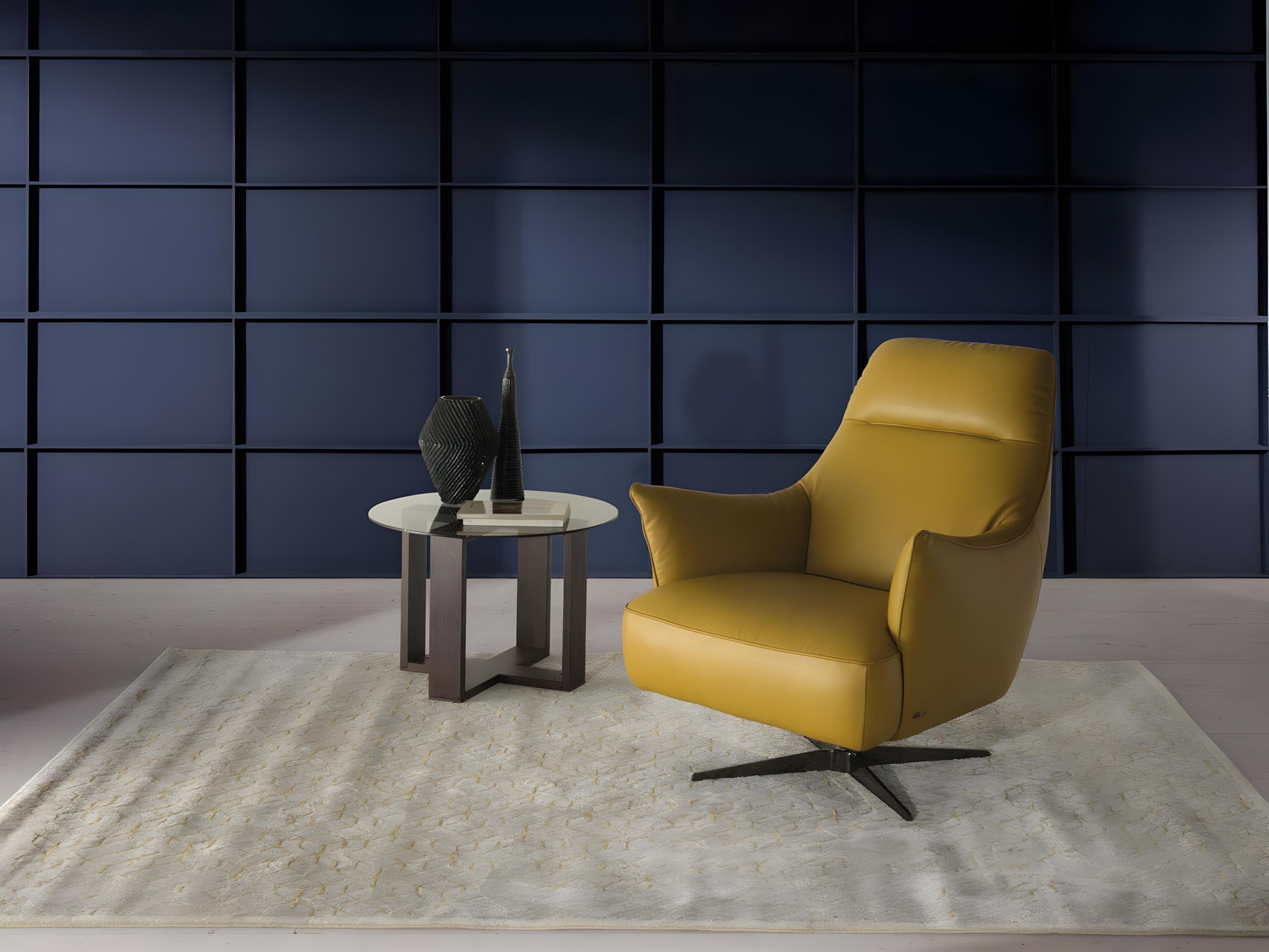 Natuzzi Editions Calma Swivel Accent Chair