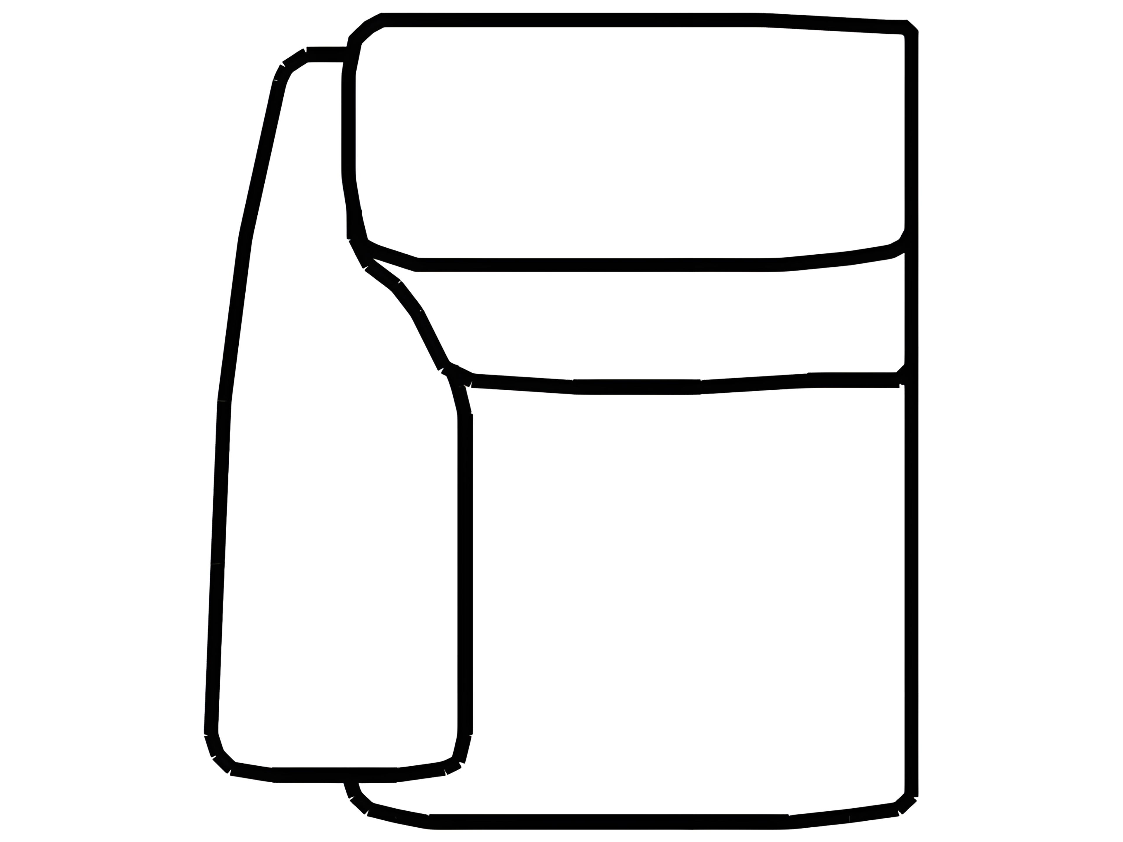 Potenza Left Arm Facing Modular Chair