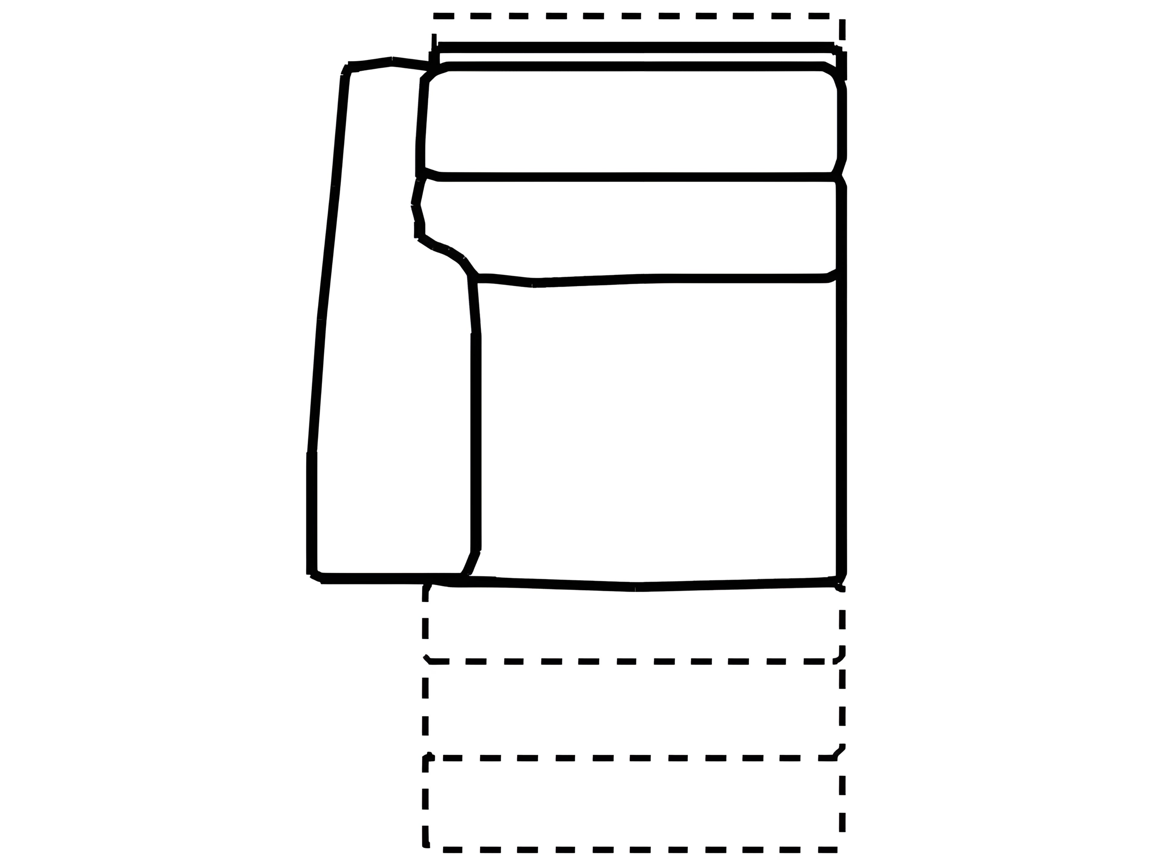 Potenza Left Arm Facing Chair and a Half with Power Recliner