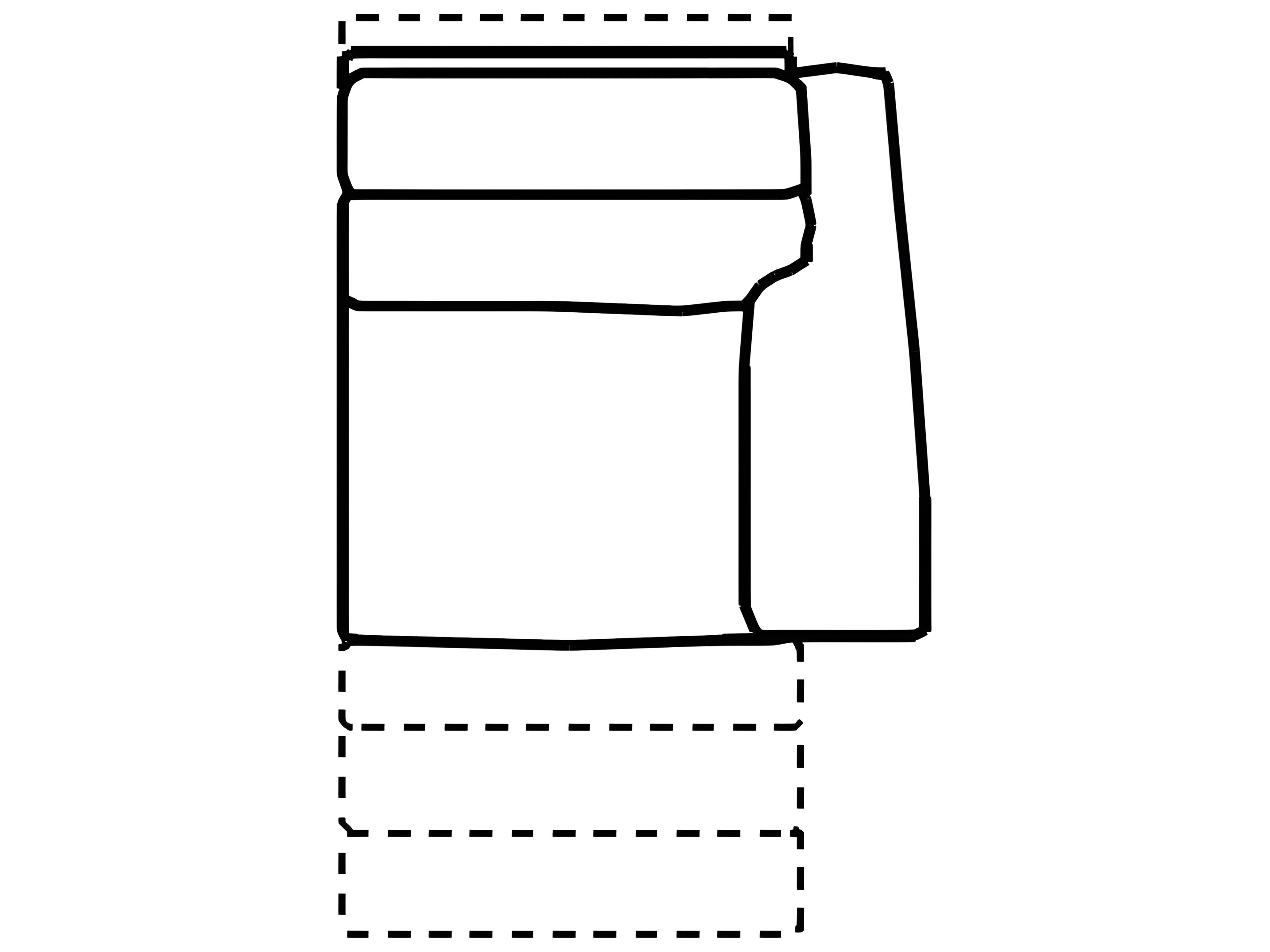 Potenza Right Arm Facing Chair and a Half with Power Recliner