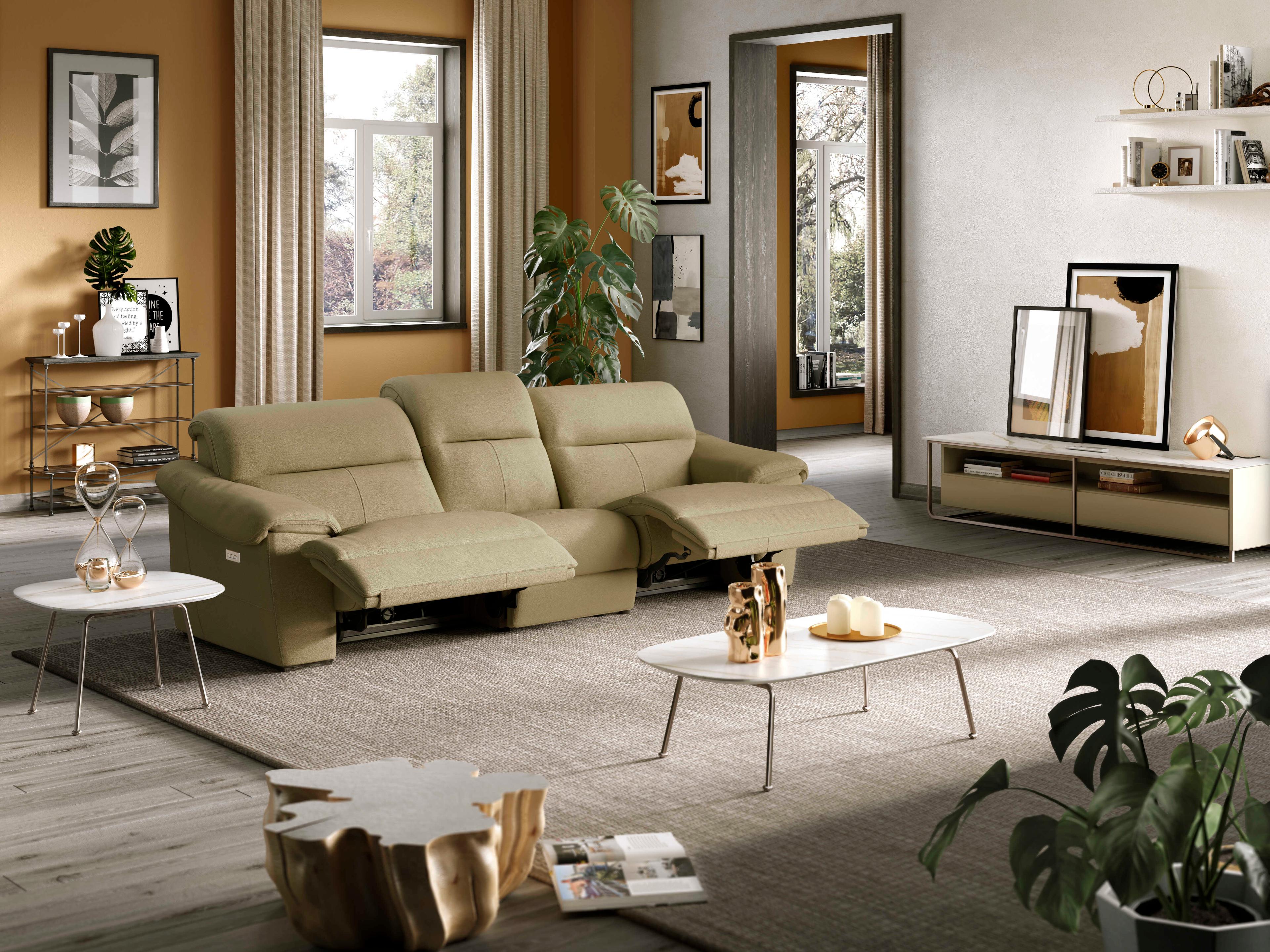 Natuzzi Editions Potenza Power Reclining Sofa