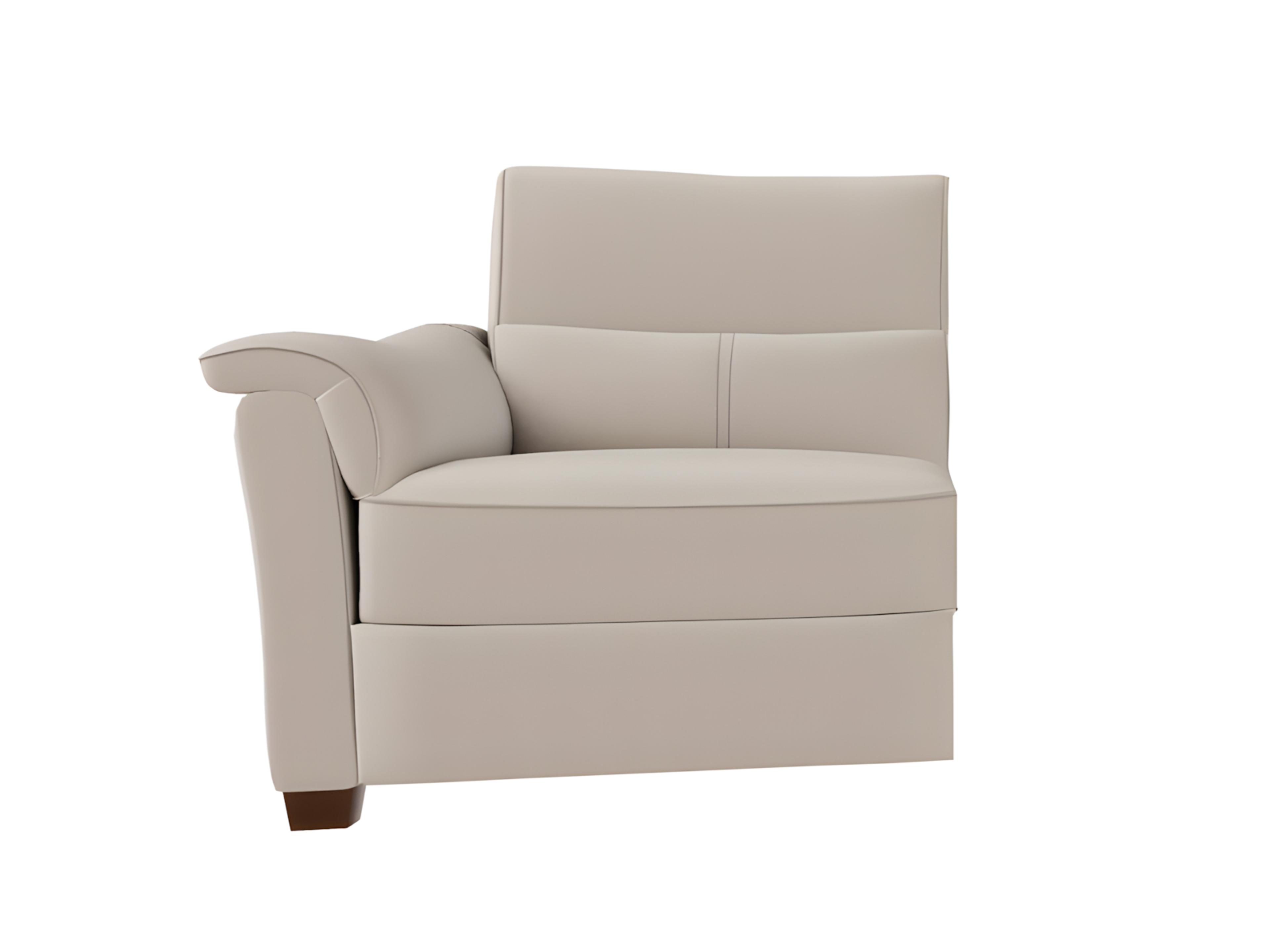 Astuzia Left Arm Facing Triple Motion Chair and a Half