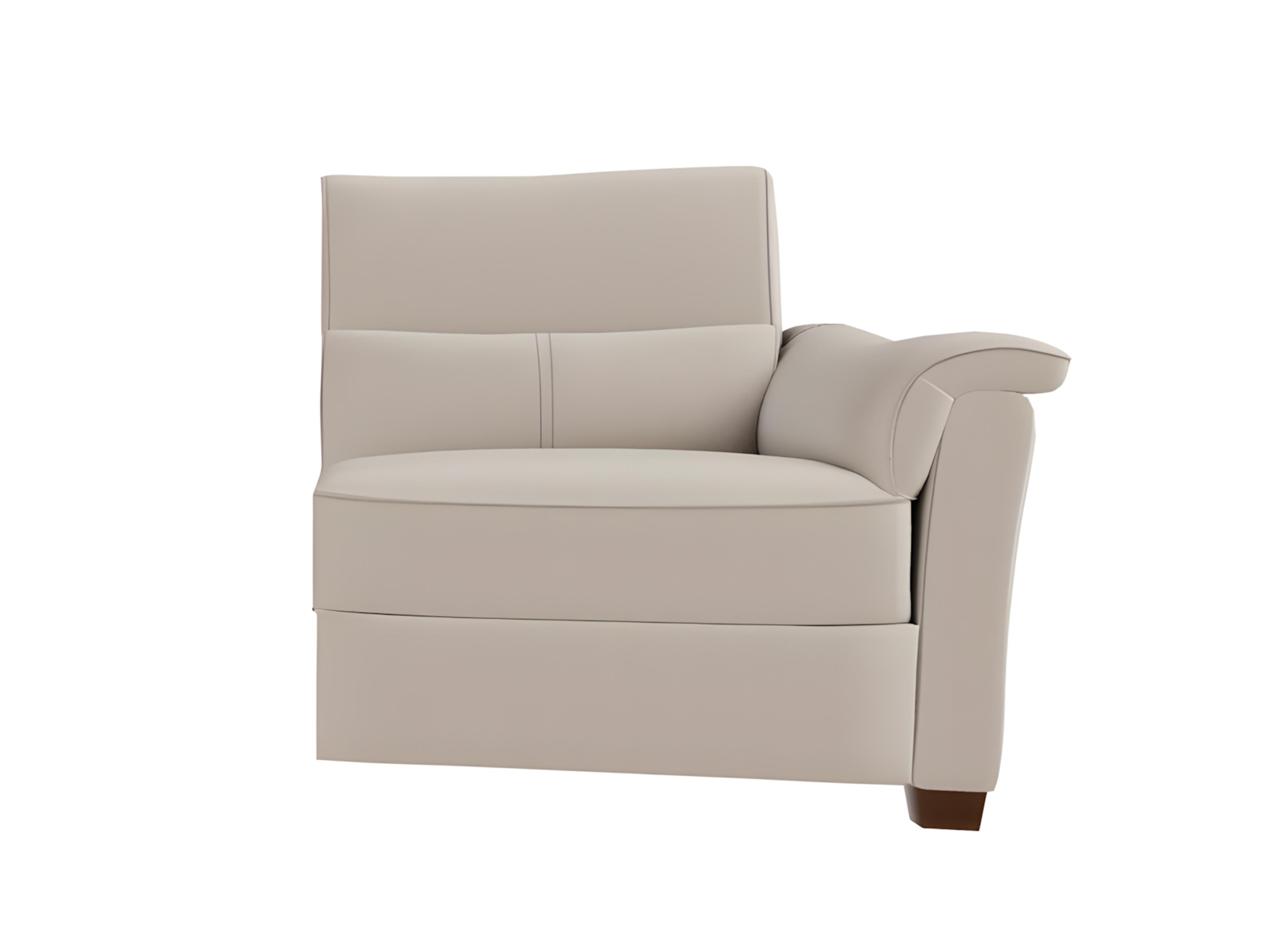 Astuzia Right Arm Facing Triple Motion Chair and a Half