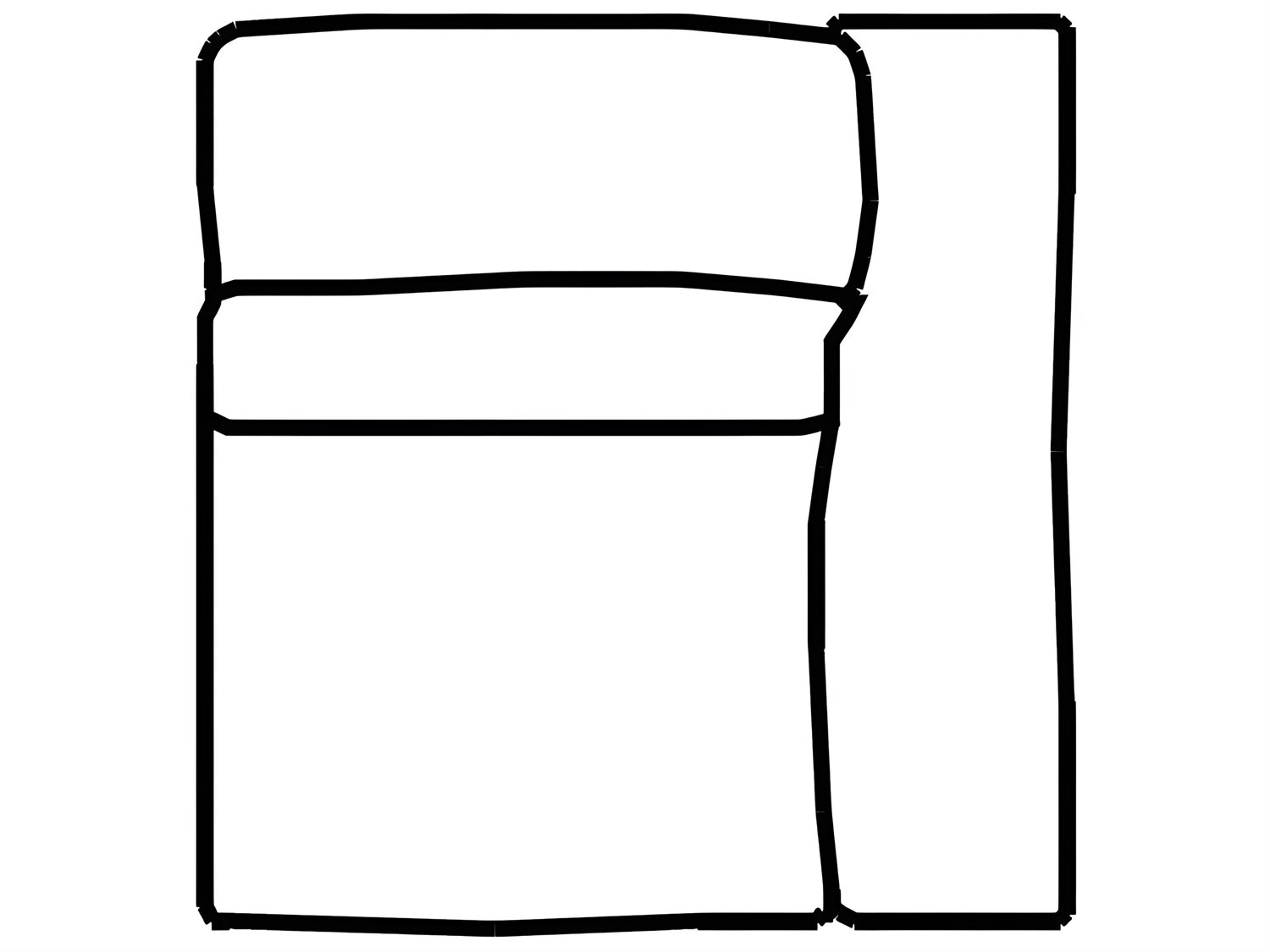 Amorevole Right Arm Facing Chair and a Half