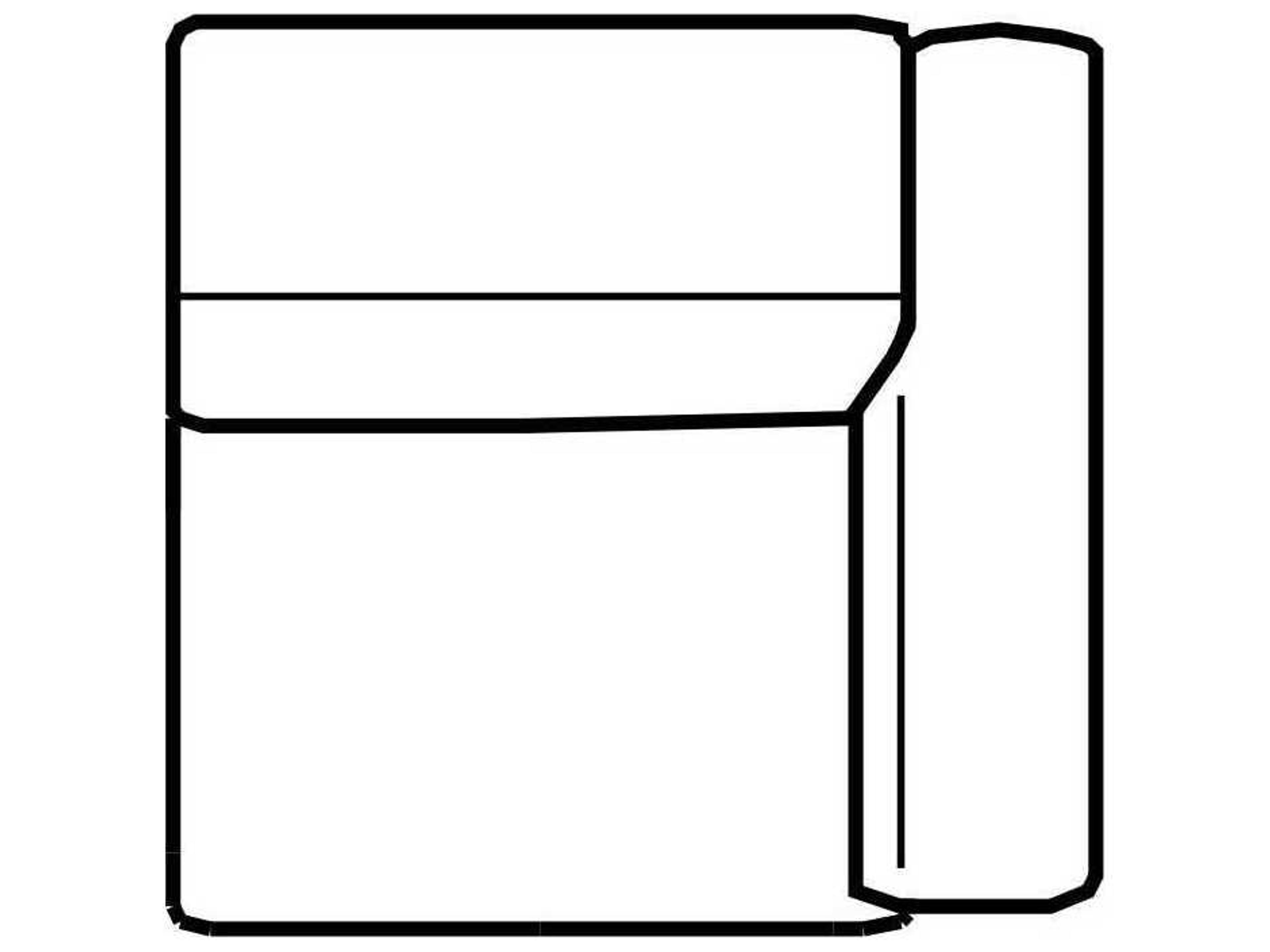 Modus Right Arm Facing Chair and a Half