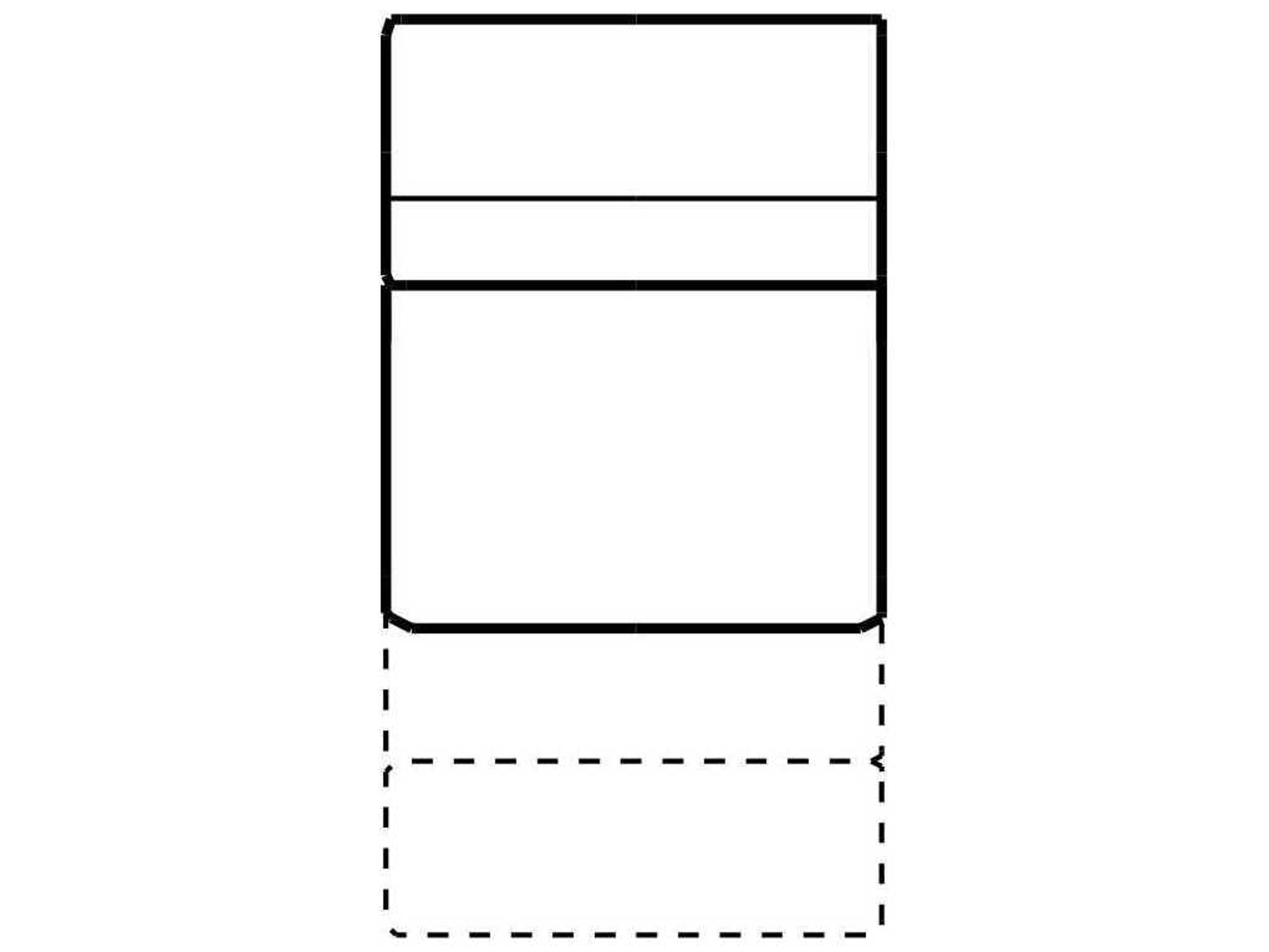 Modus Large Armless Chair with Power Recliner